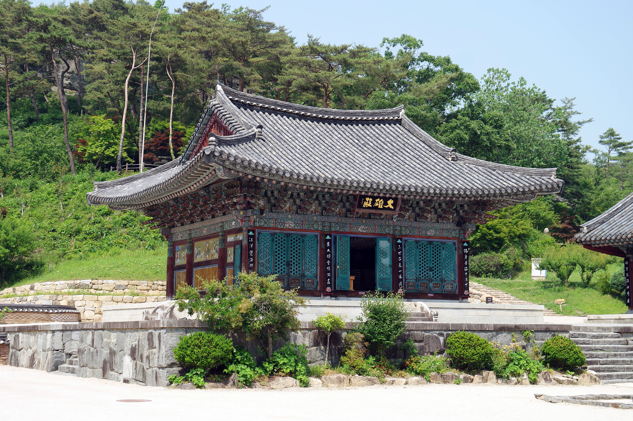 unjusa buddhist temple, south korea
