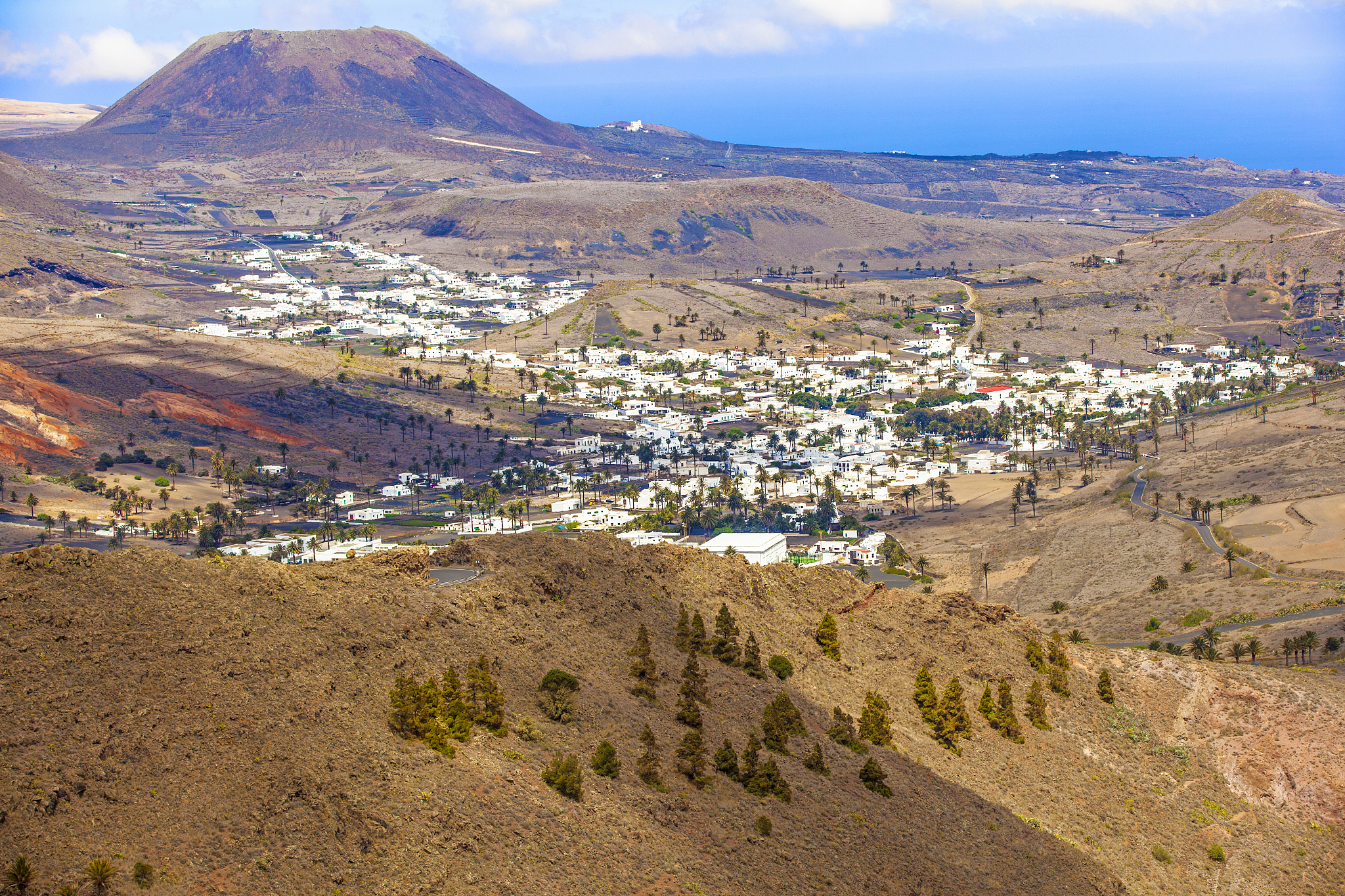 small town of haria in lanzarote