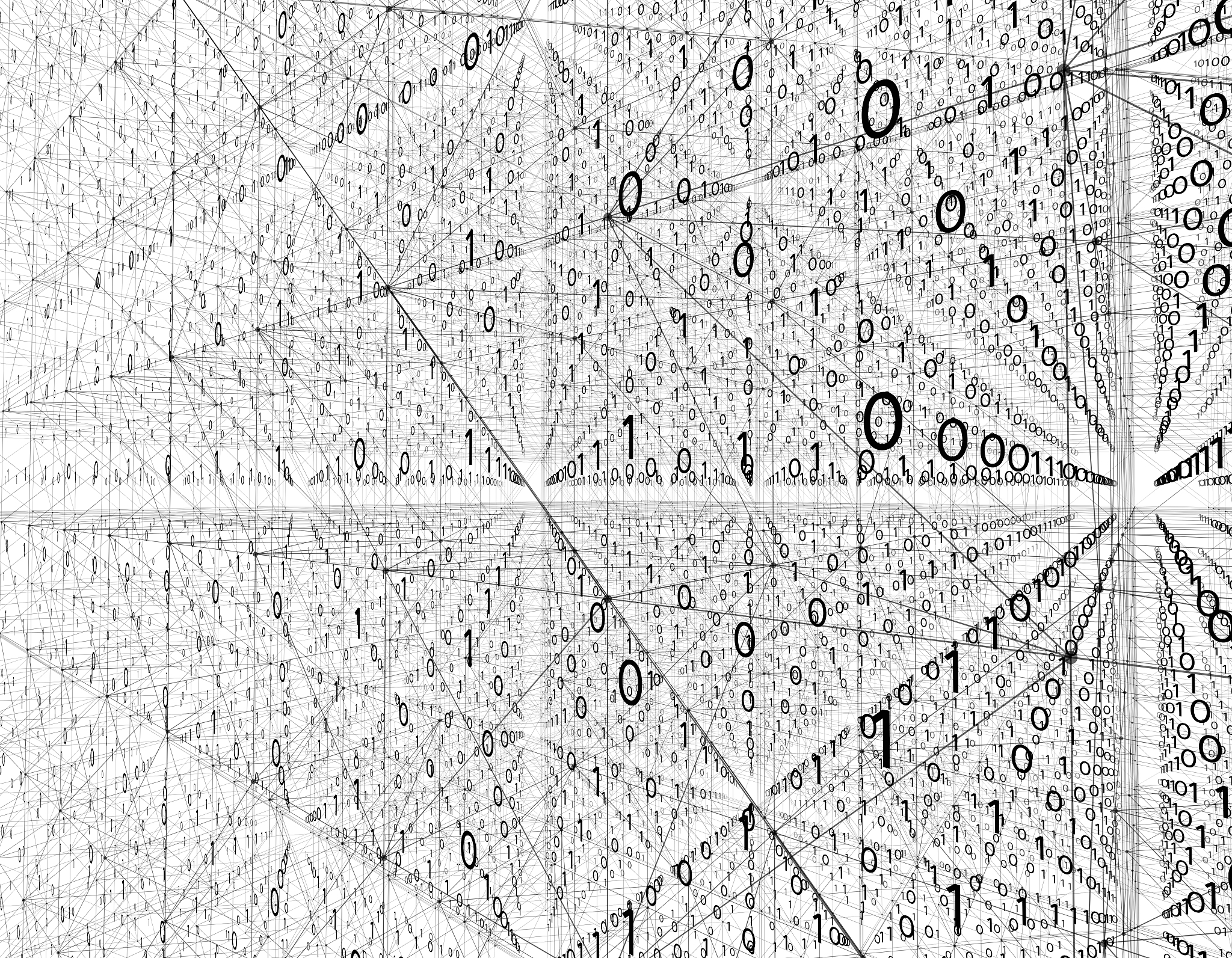 big data array network transmission and digital technology, big 