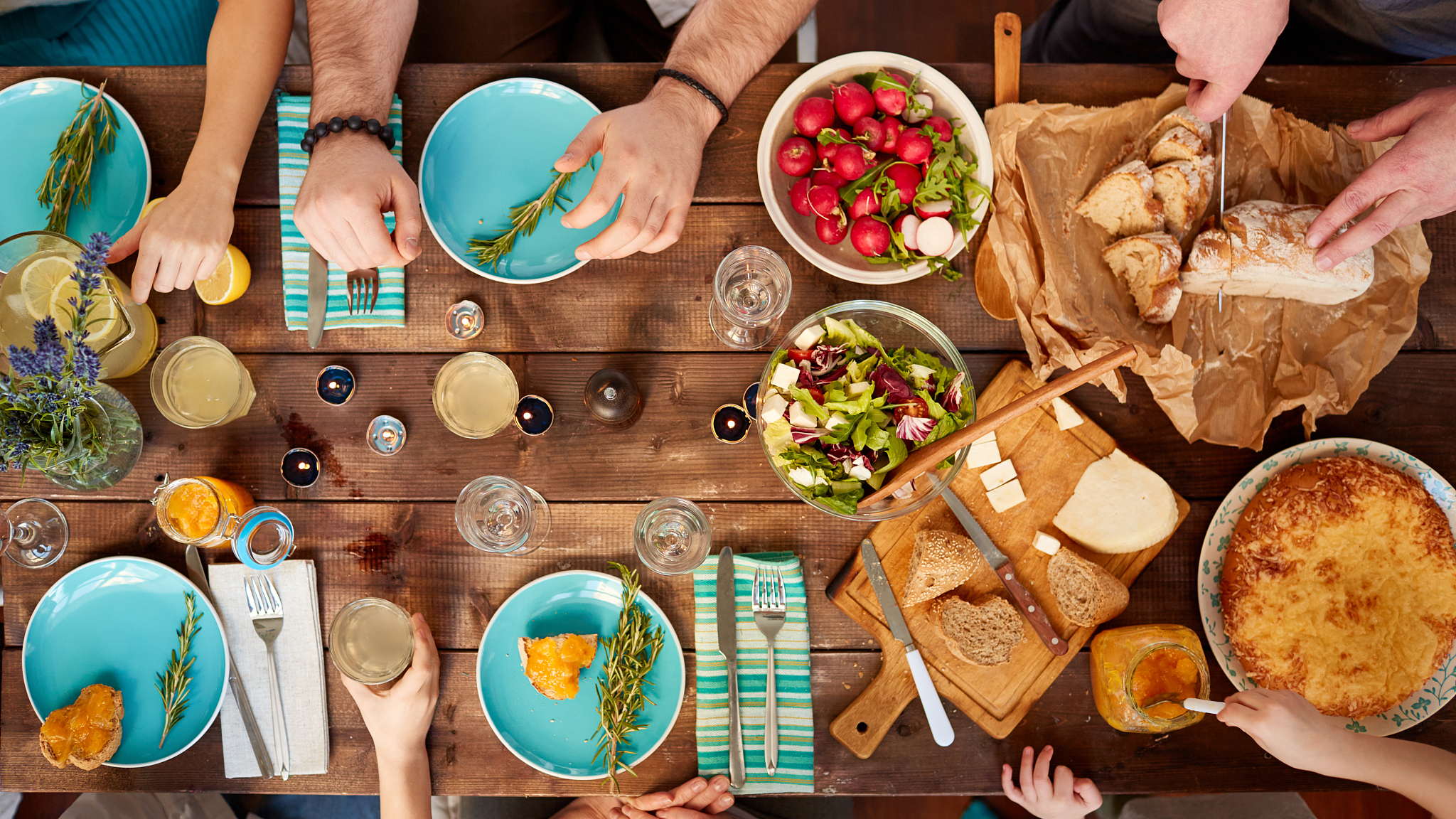 dinner at home