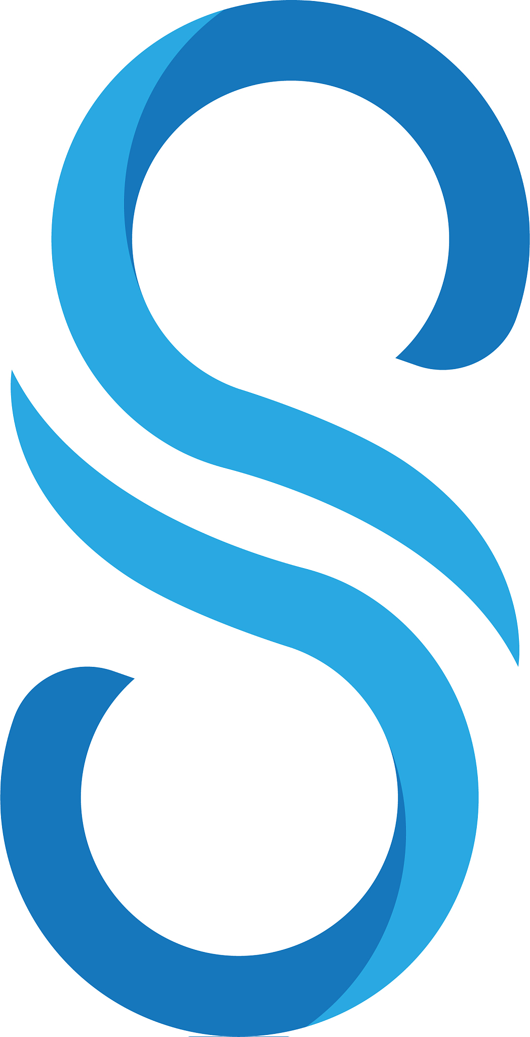 s letter logo template
