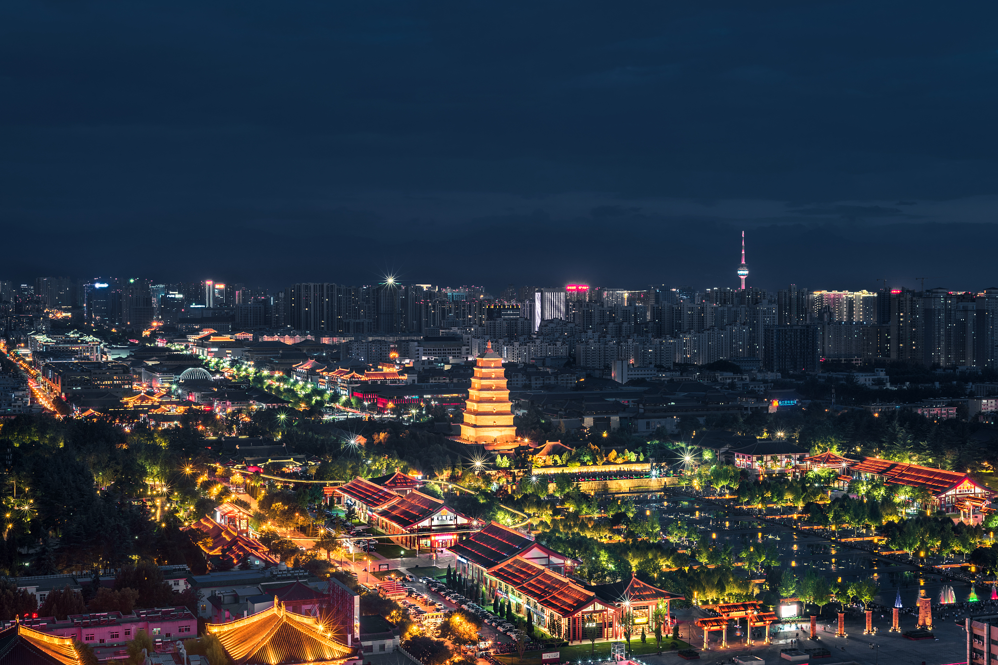 大雁塔夜景