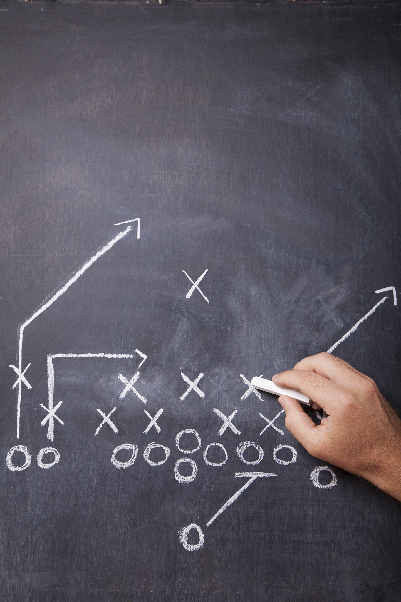 football coach draws play