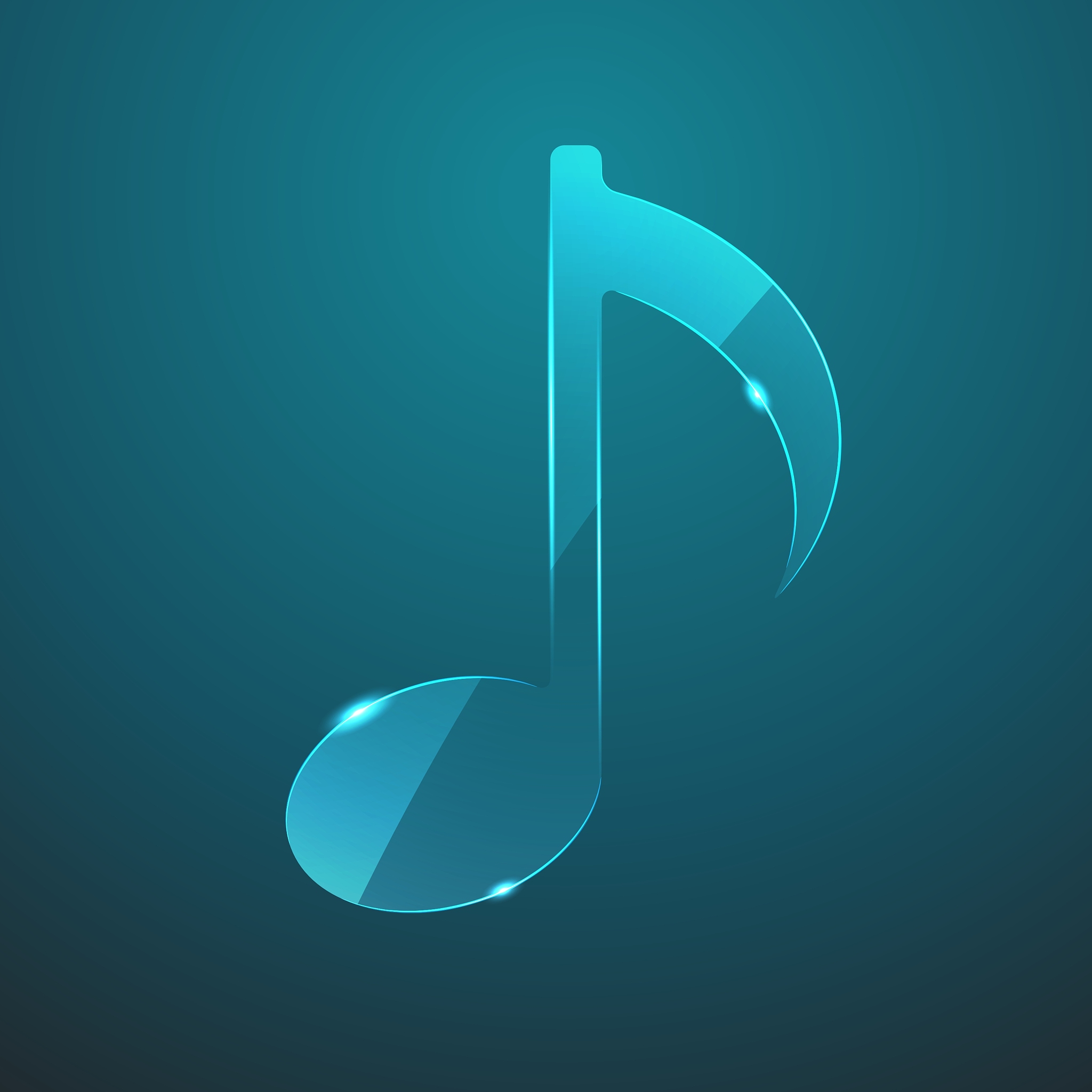 glass music icon