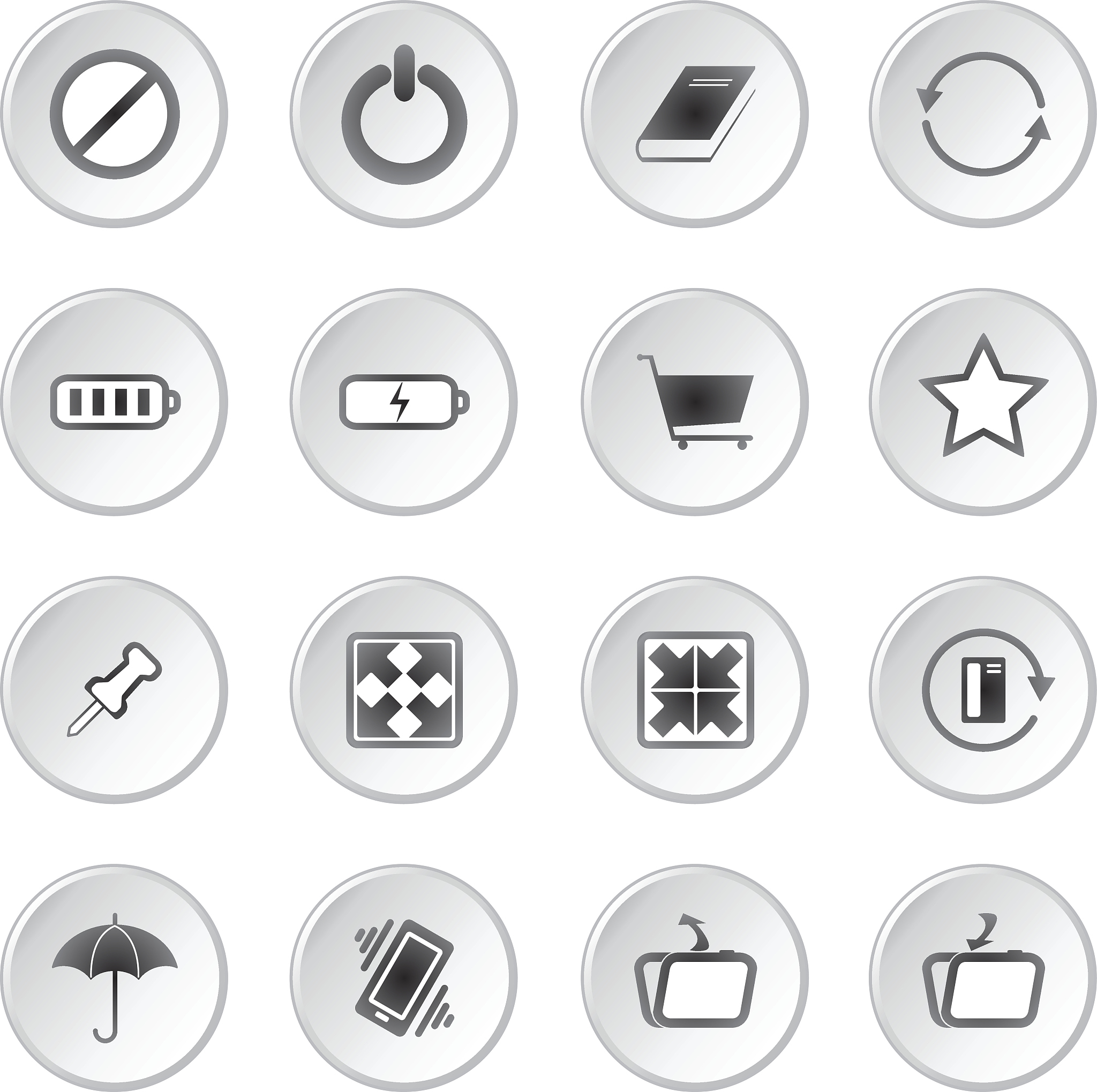 social media buttons