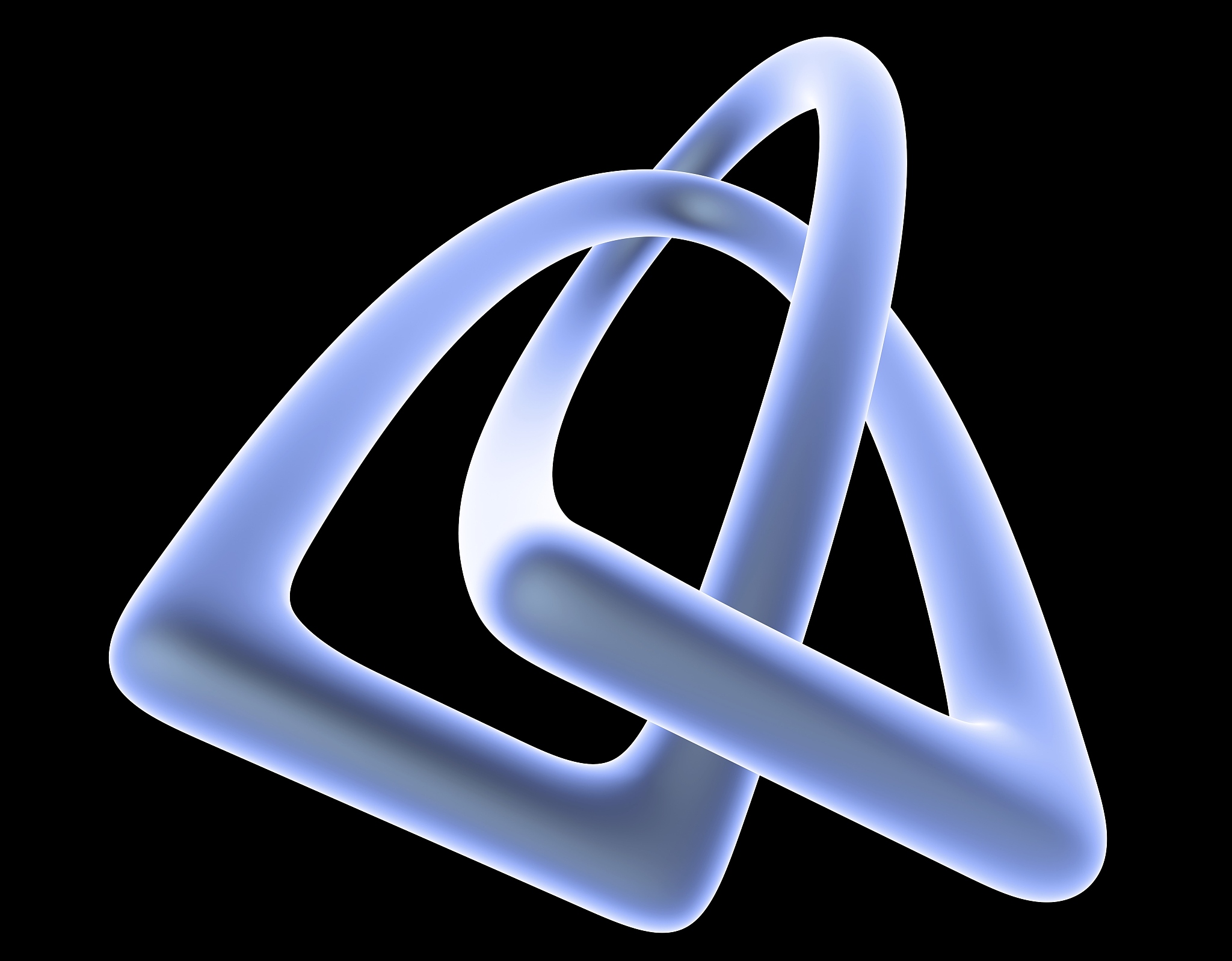 mathematical knot, computer artwork