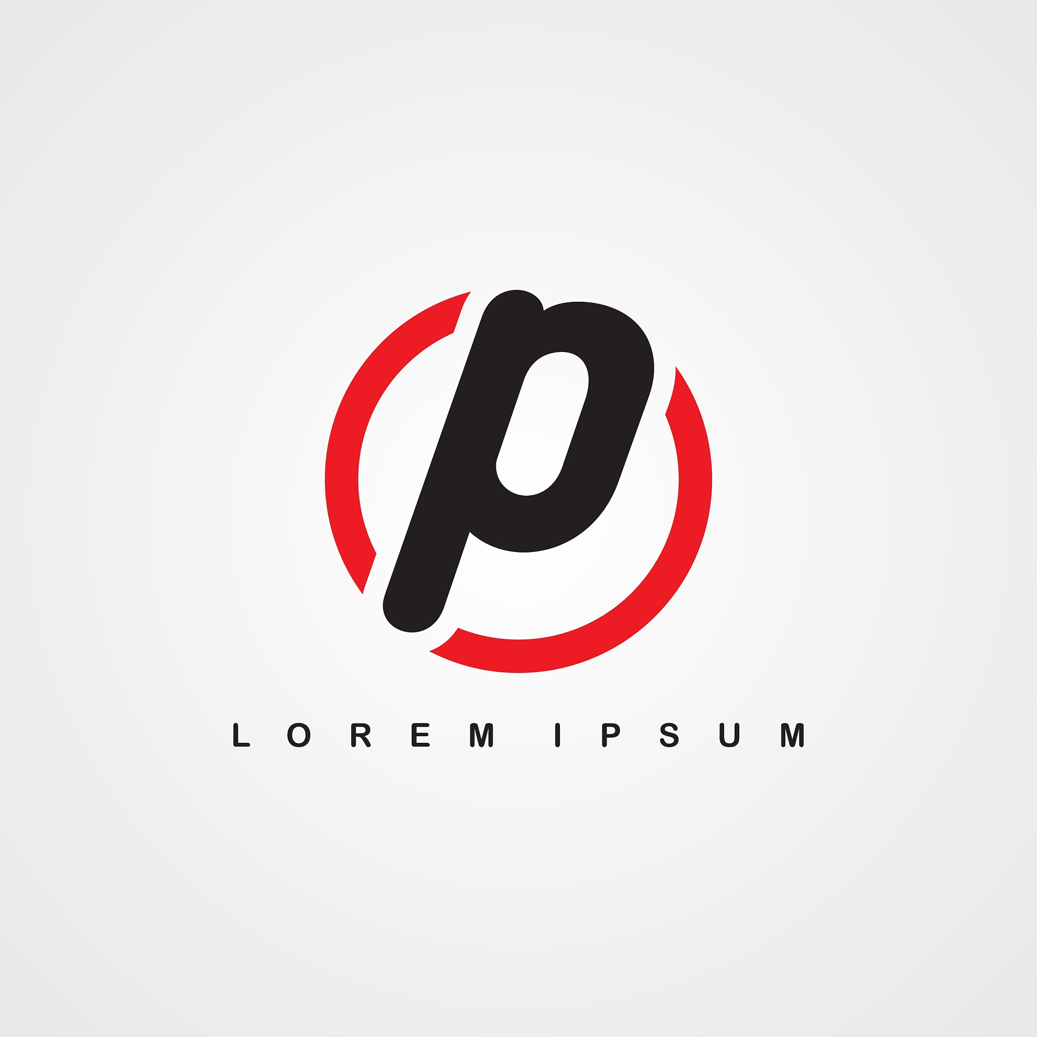 initial letter linked uppercase logo