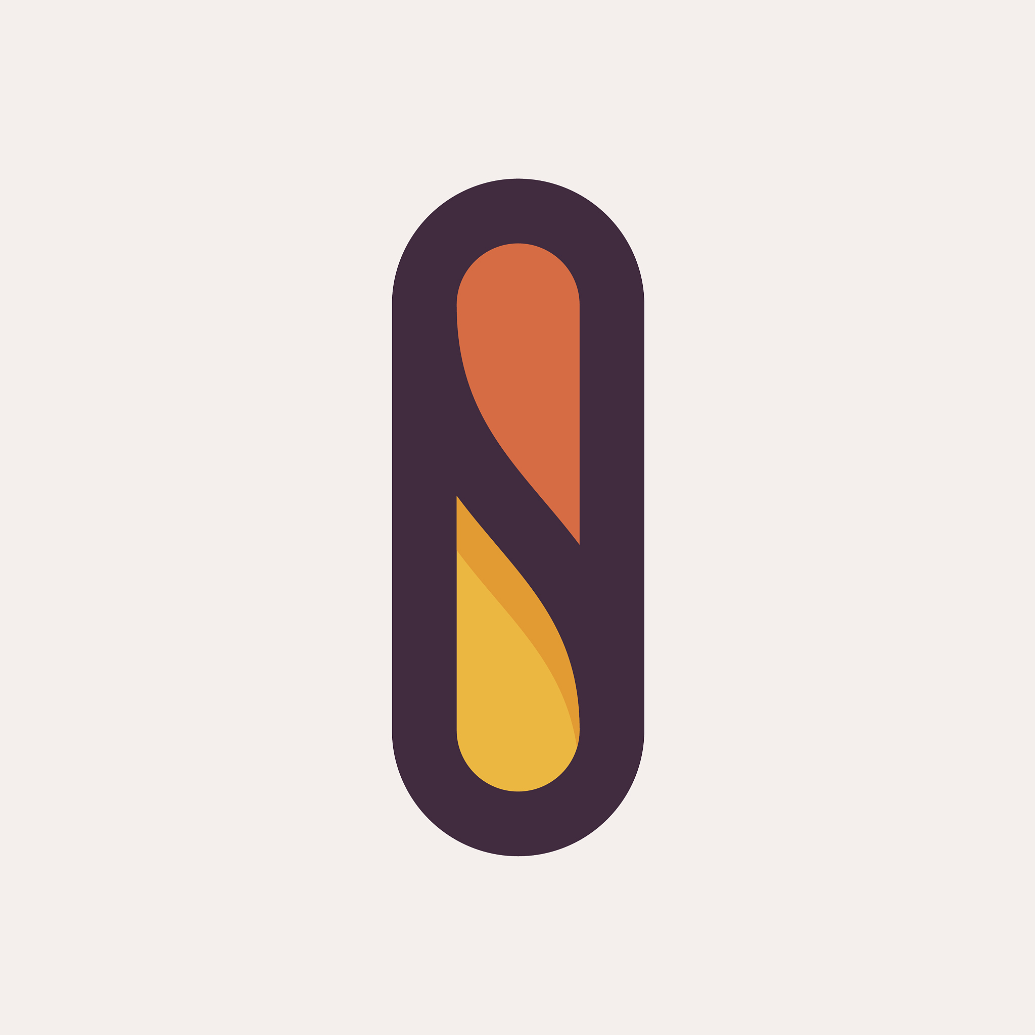 letter i colorful icon. flat style design.