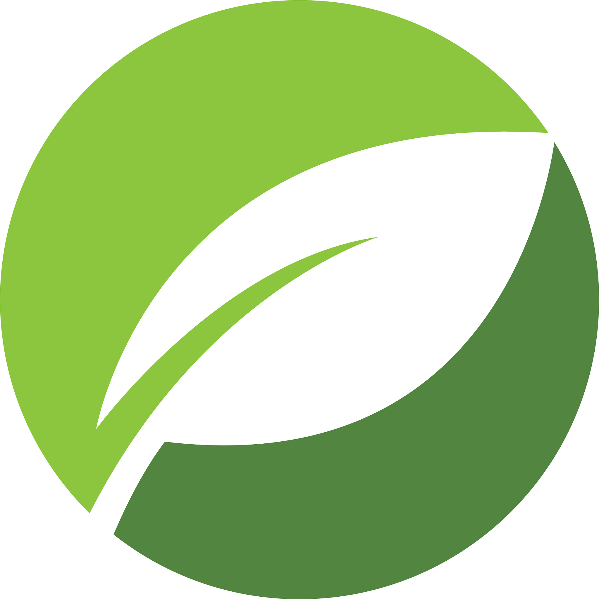 green leaf logo