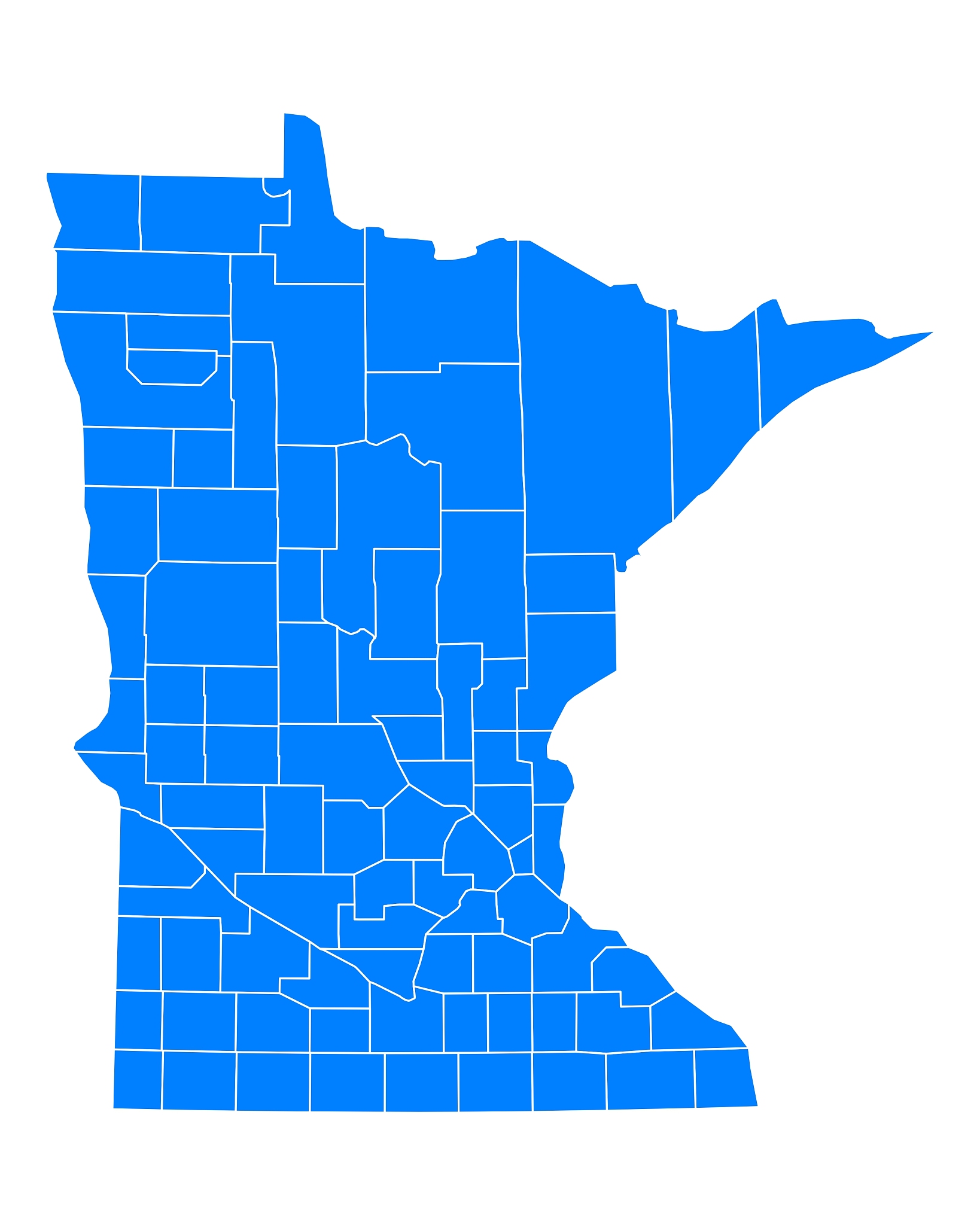 map of minnesota