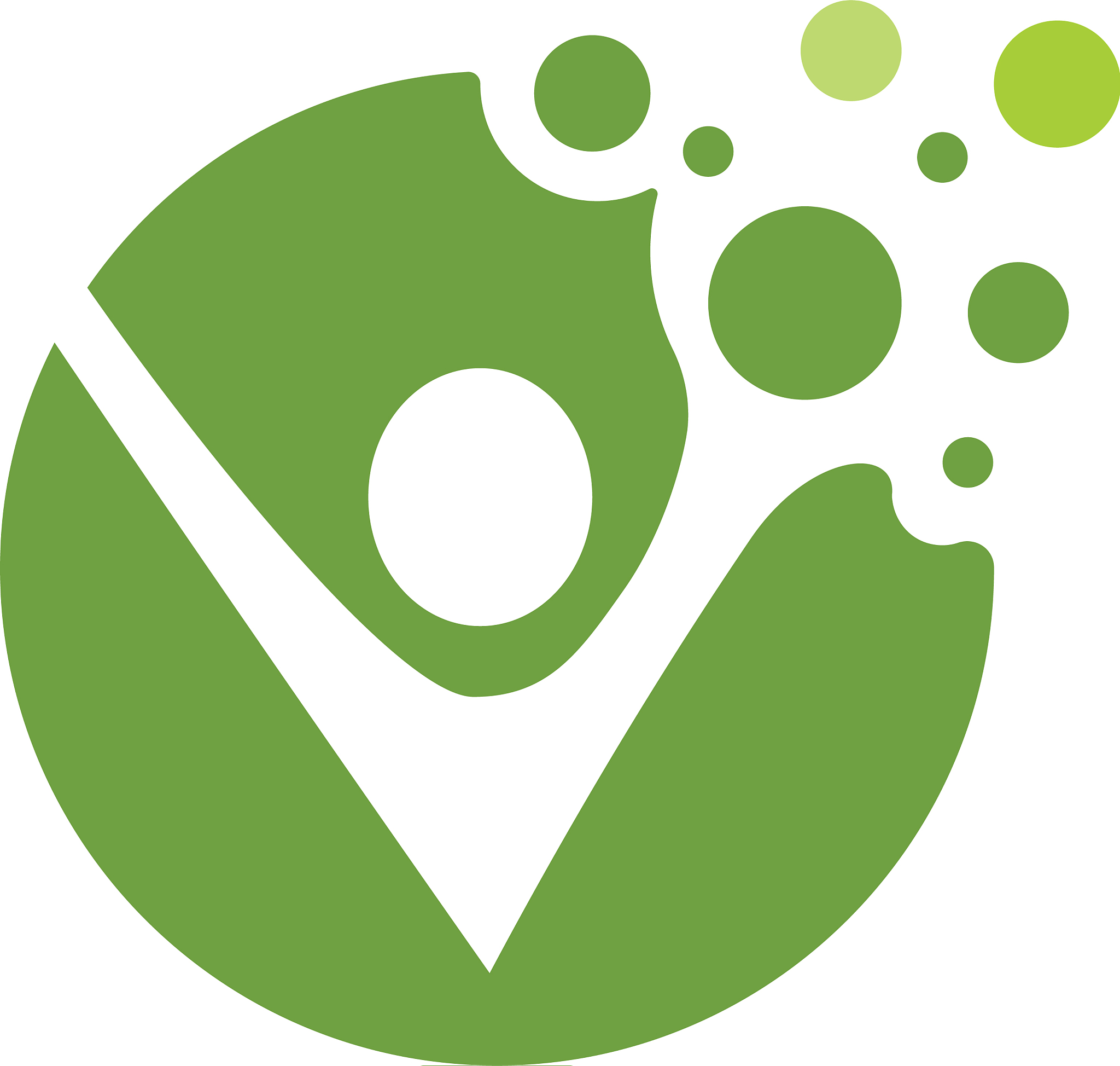 logos of green tree leaf