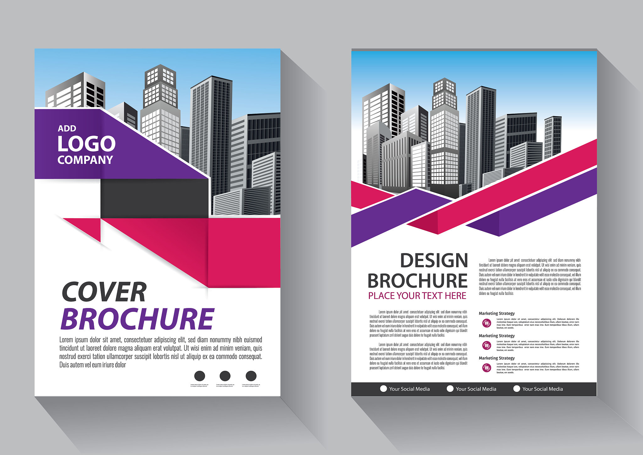 business abstract vector template. brochure design, cover modern