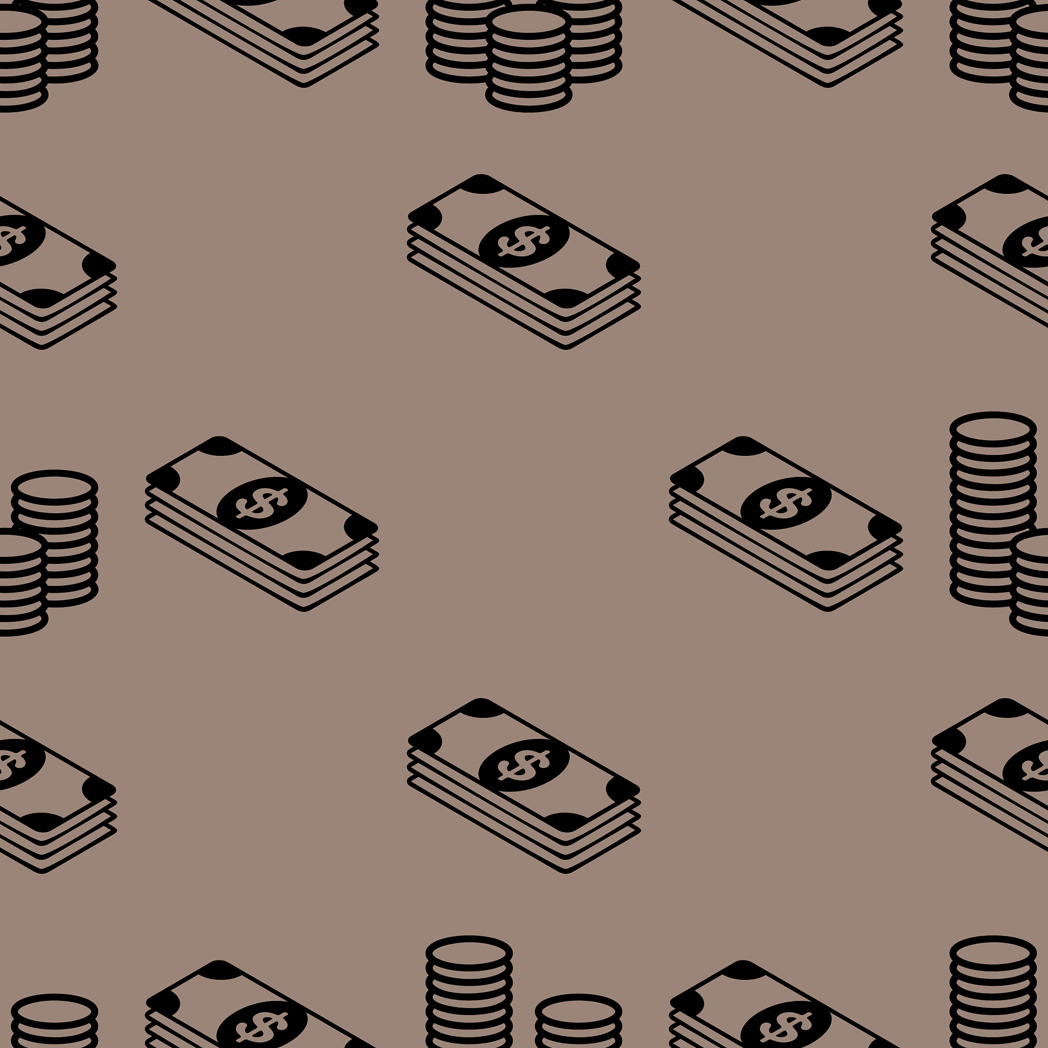 business and finance seamless pattern background