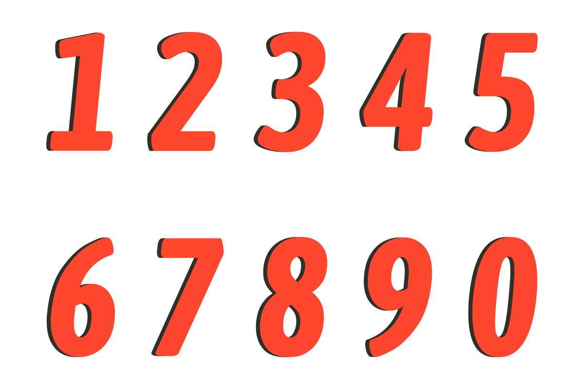 五组数字内容：1-5、10-40、100-400、-1-2、7-28