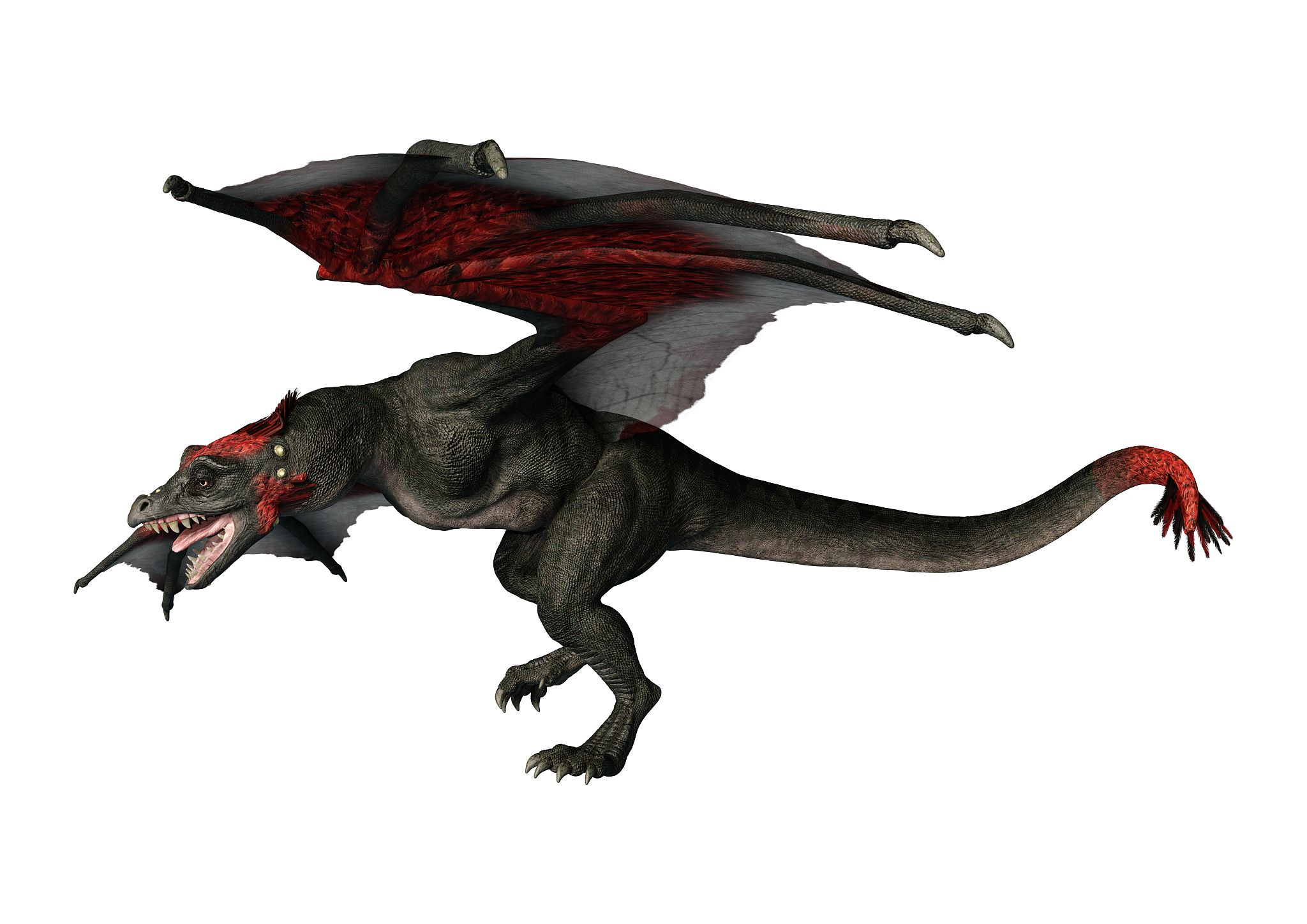 3d dragon fantasy illustration
