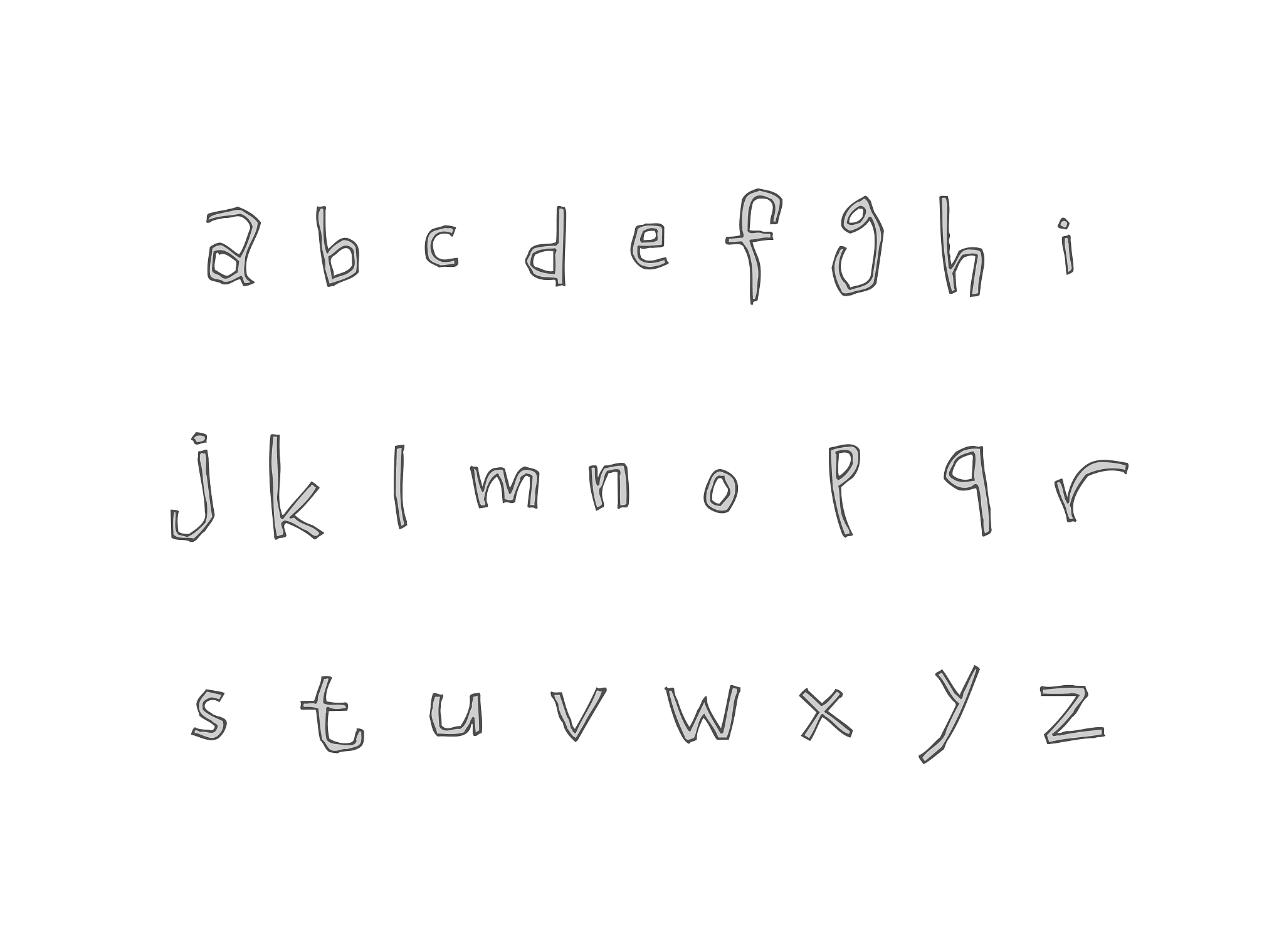 vector fonts