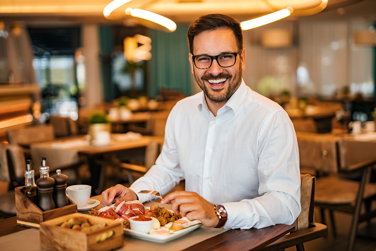 Can you fine tune this sentence with a creative and light tone I want to put this on my LinkedIn summary - I started my career in the restaurant technology industry helping restaurant owners to unlock