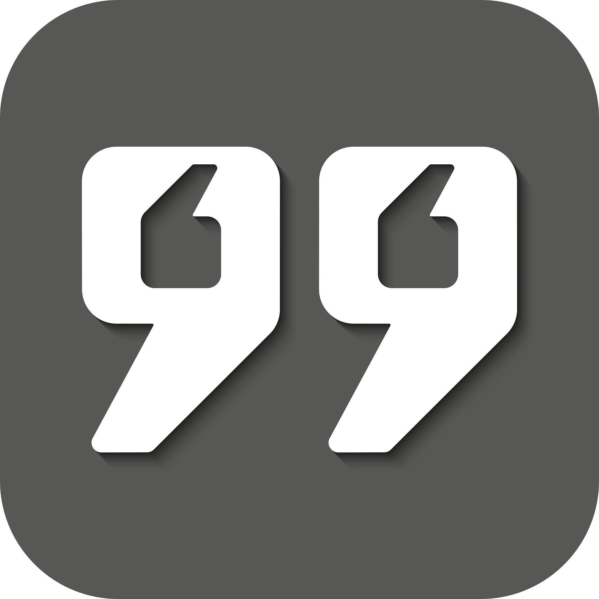 the quote icon quotation symbol flat