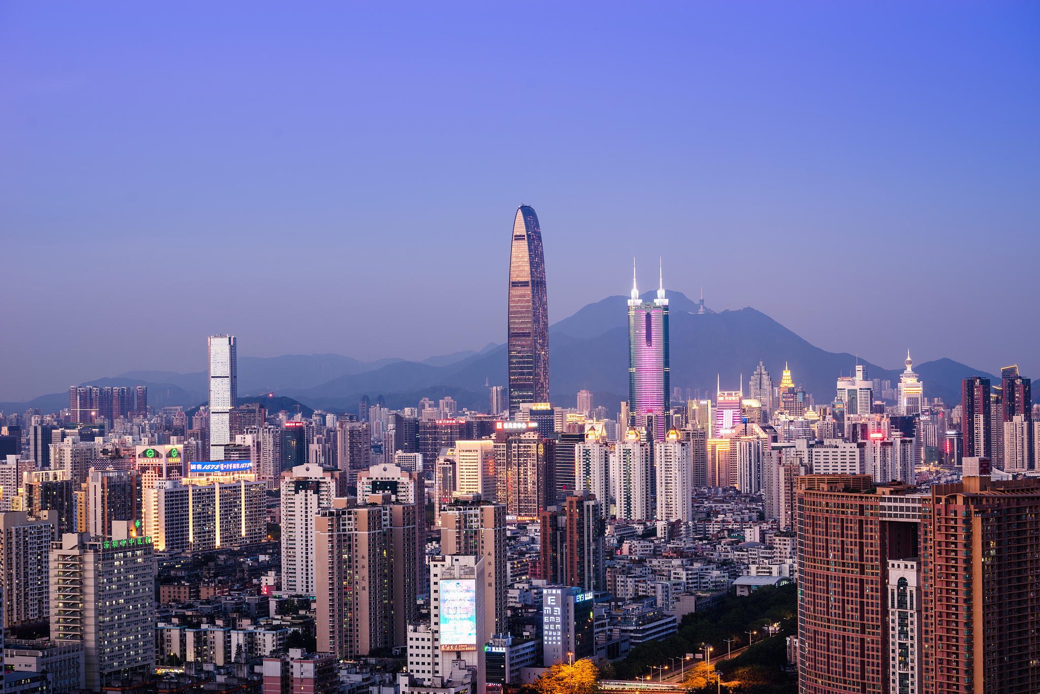 shenzhen city skyline
