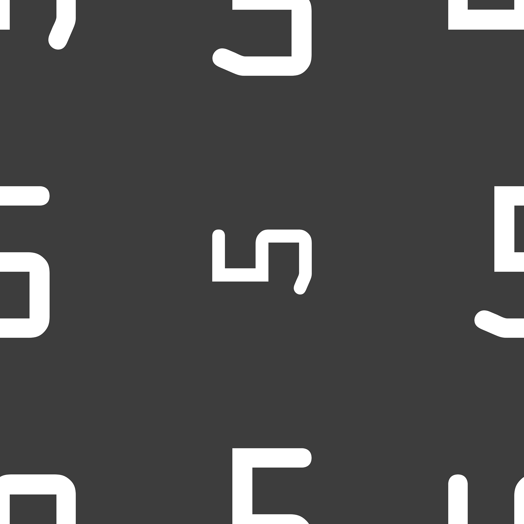 number five icon sign seamless pattern on a gray