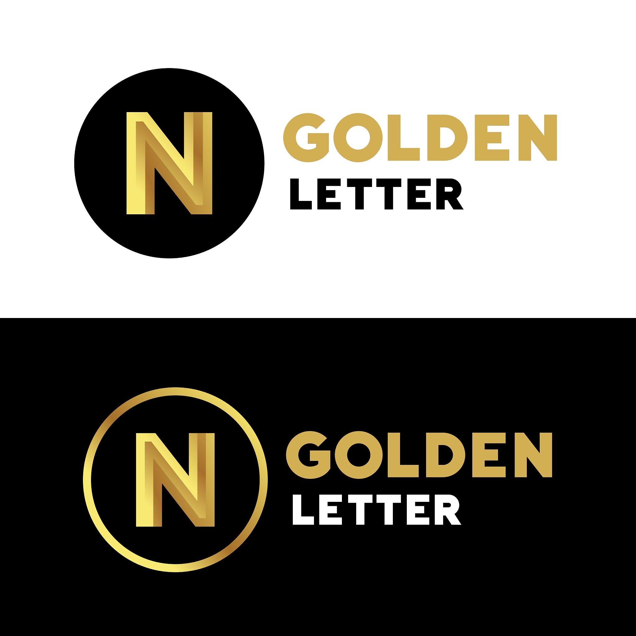 letter n logo icon design template elements