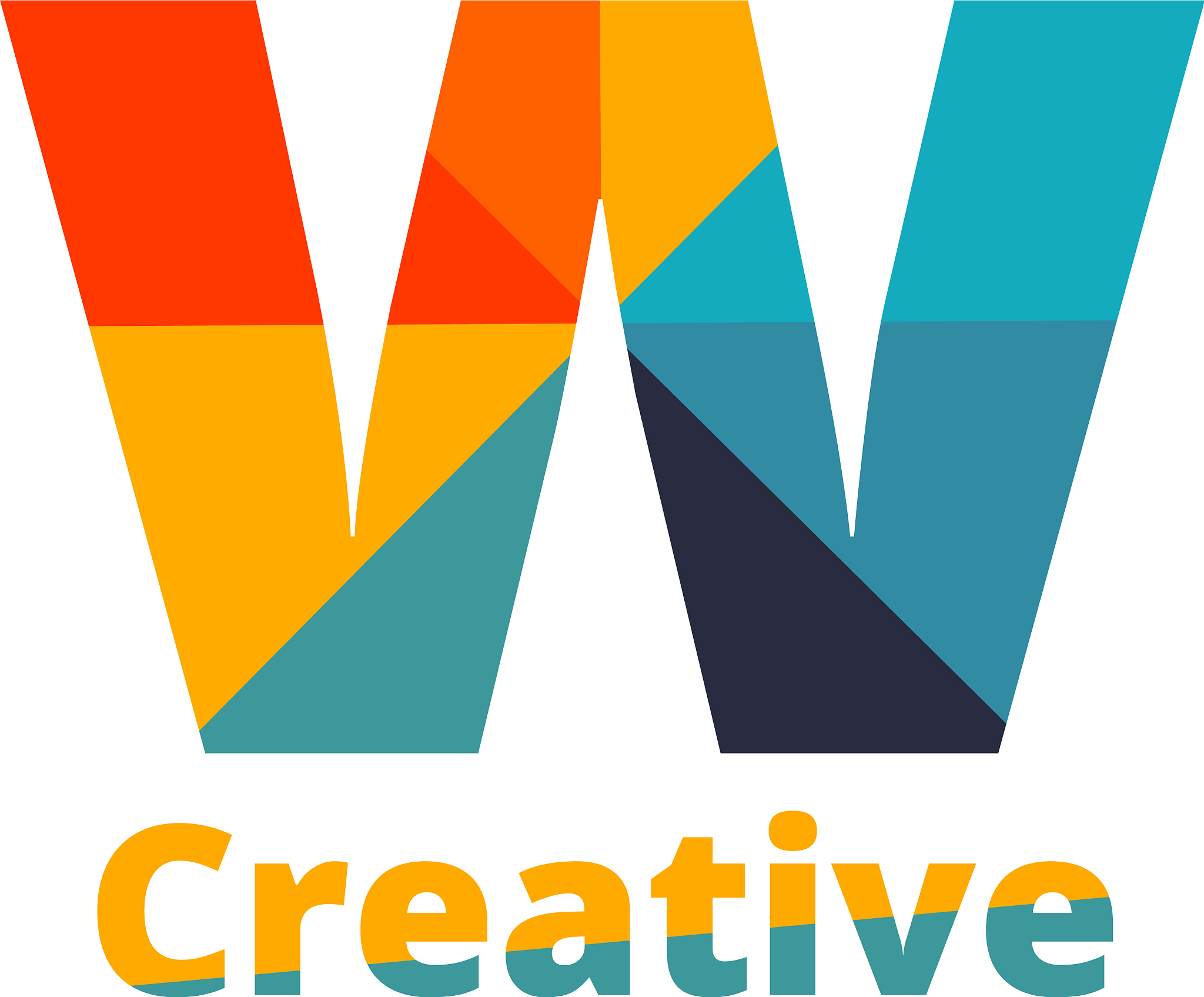 initial letter colorful logo