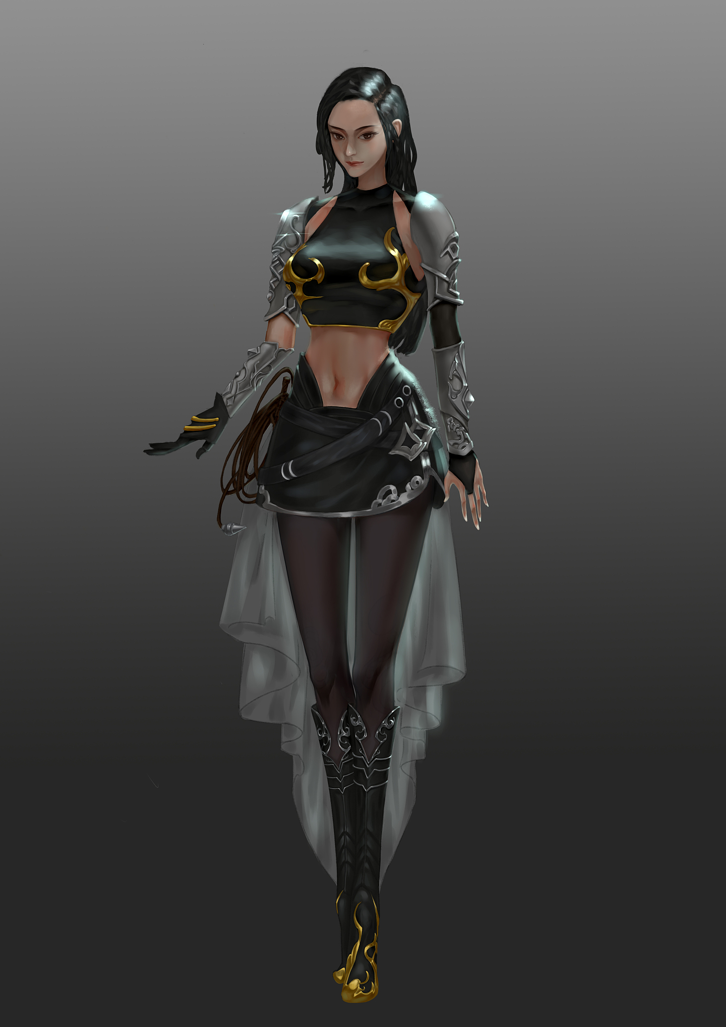 人物原画设计需要考虑哪些方面图层分布