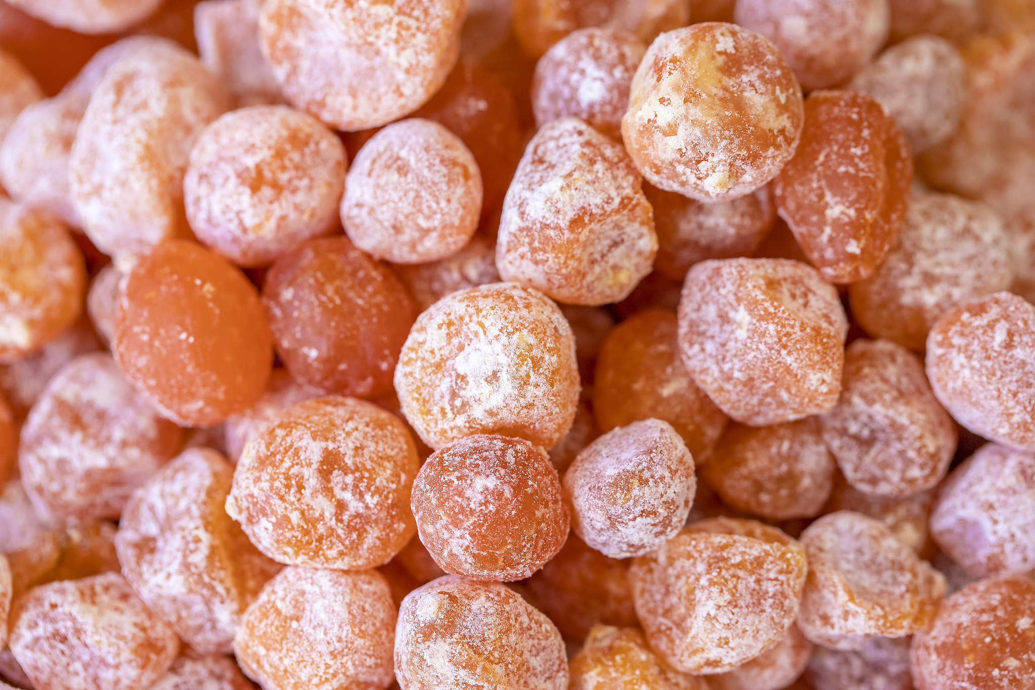 dried kumquats sweet background