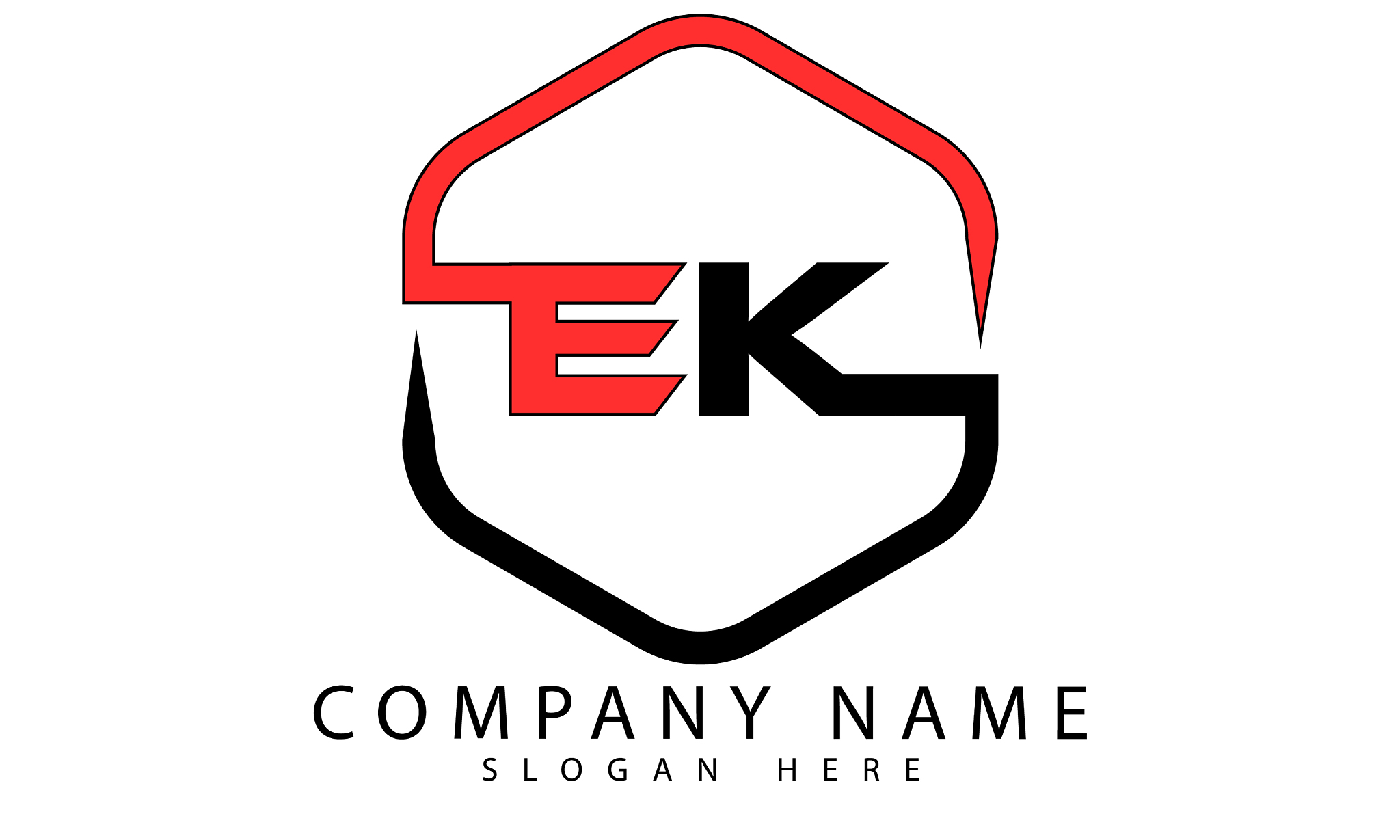ek letter logo