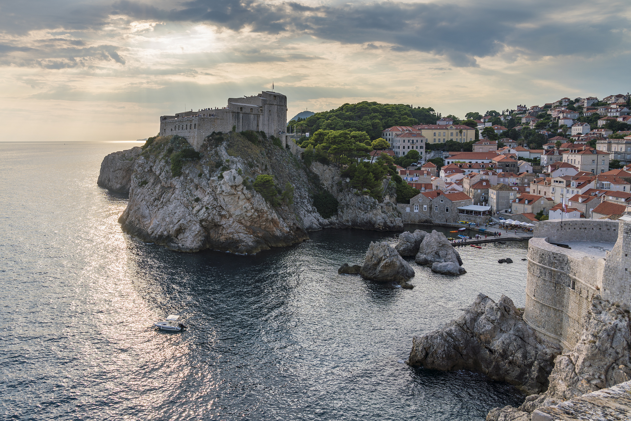 fort lovrijenac, dubrovnik.
