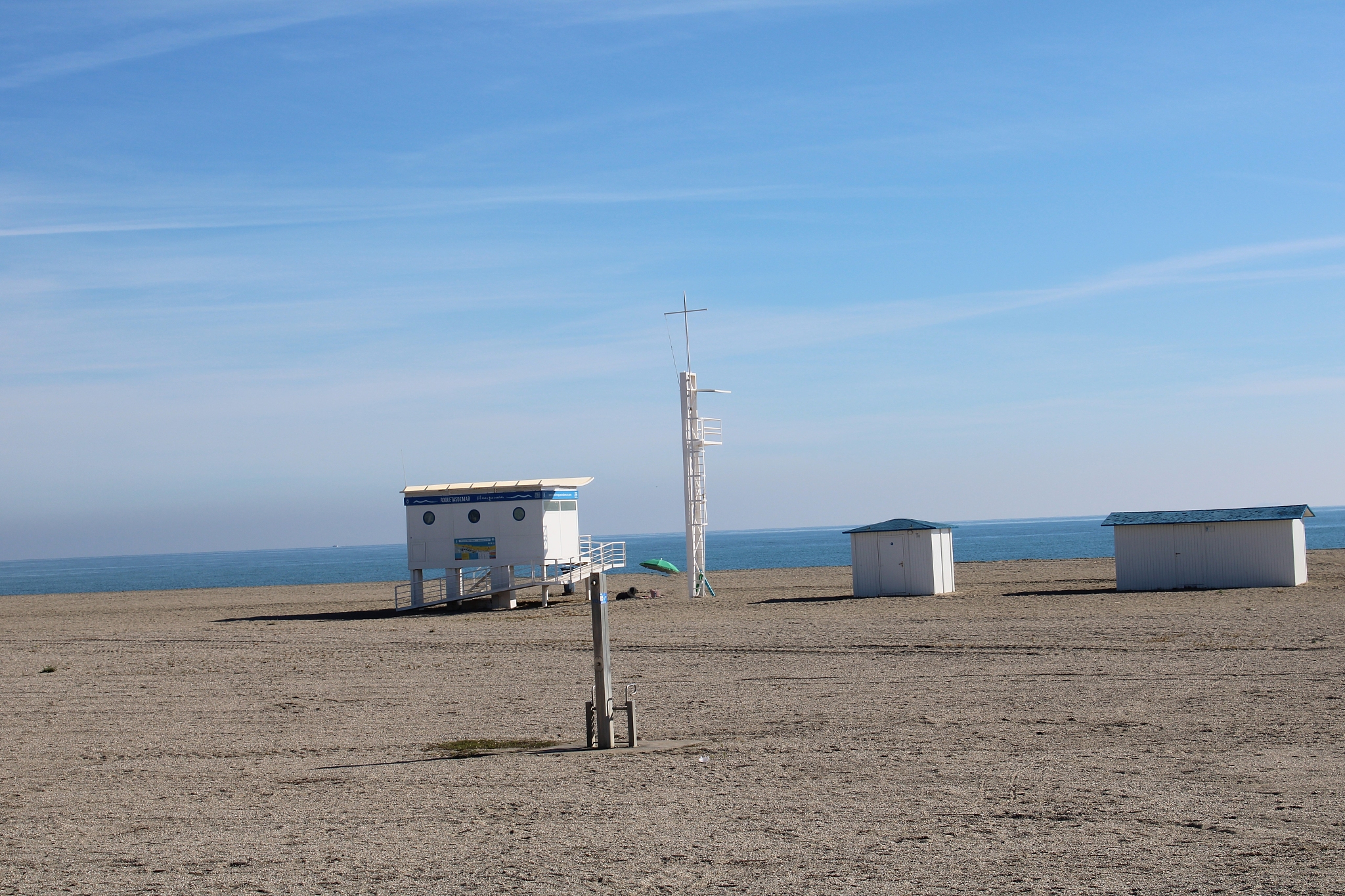 lifeguard booth on the beach