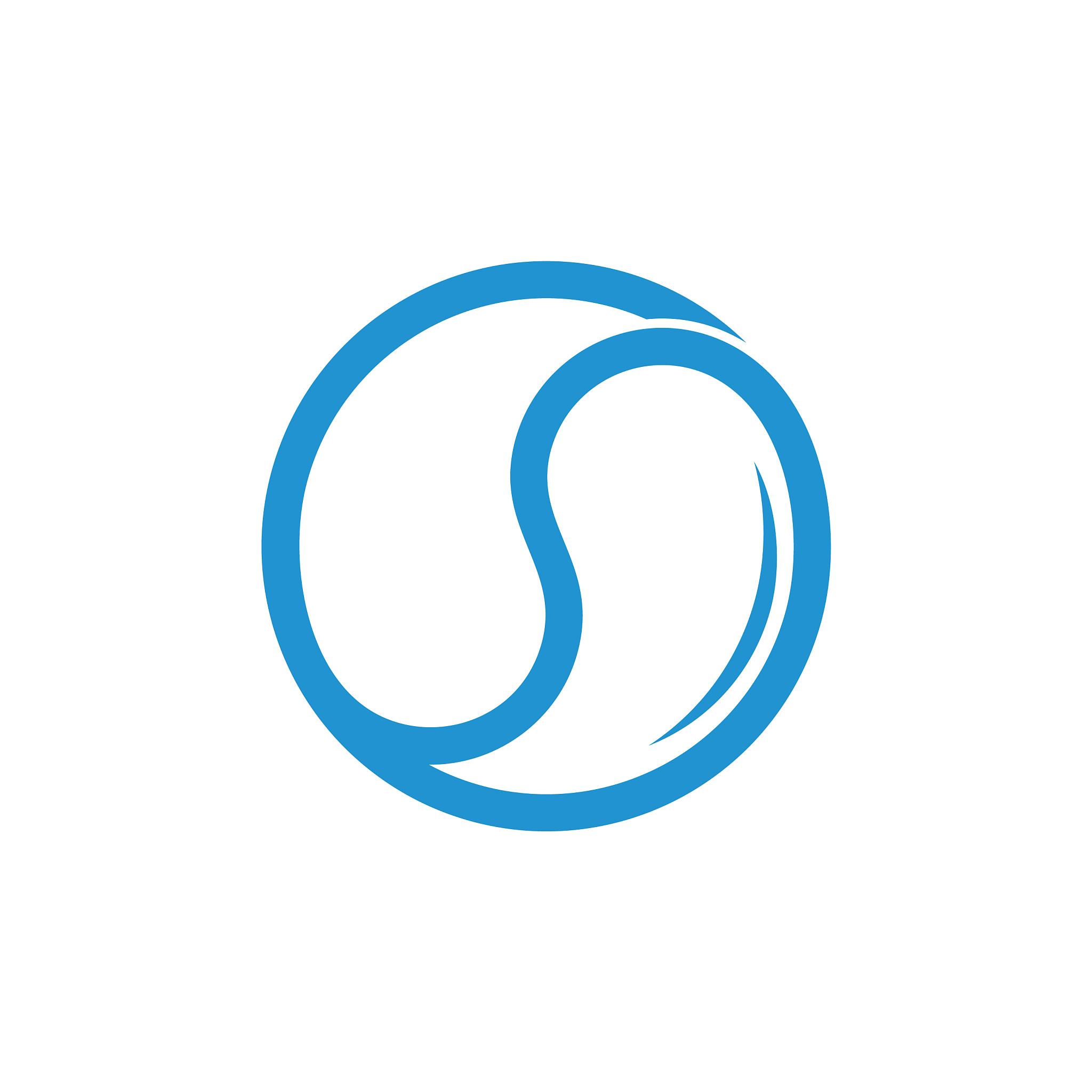 fresh water geometric line logo