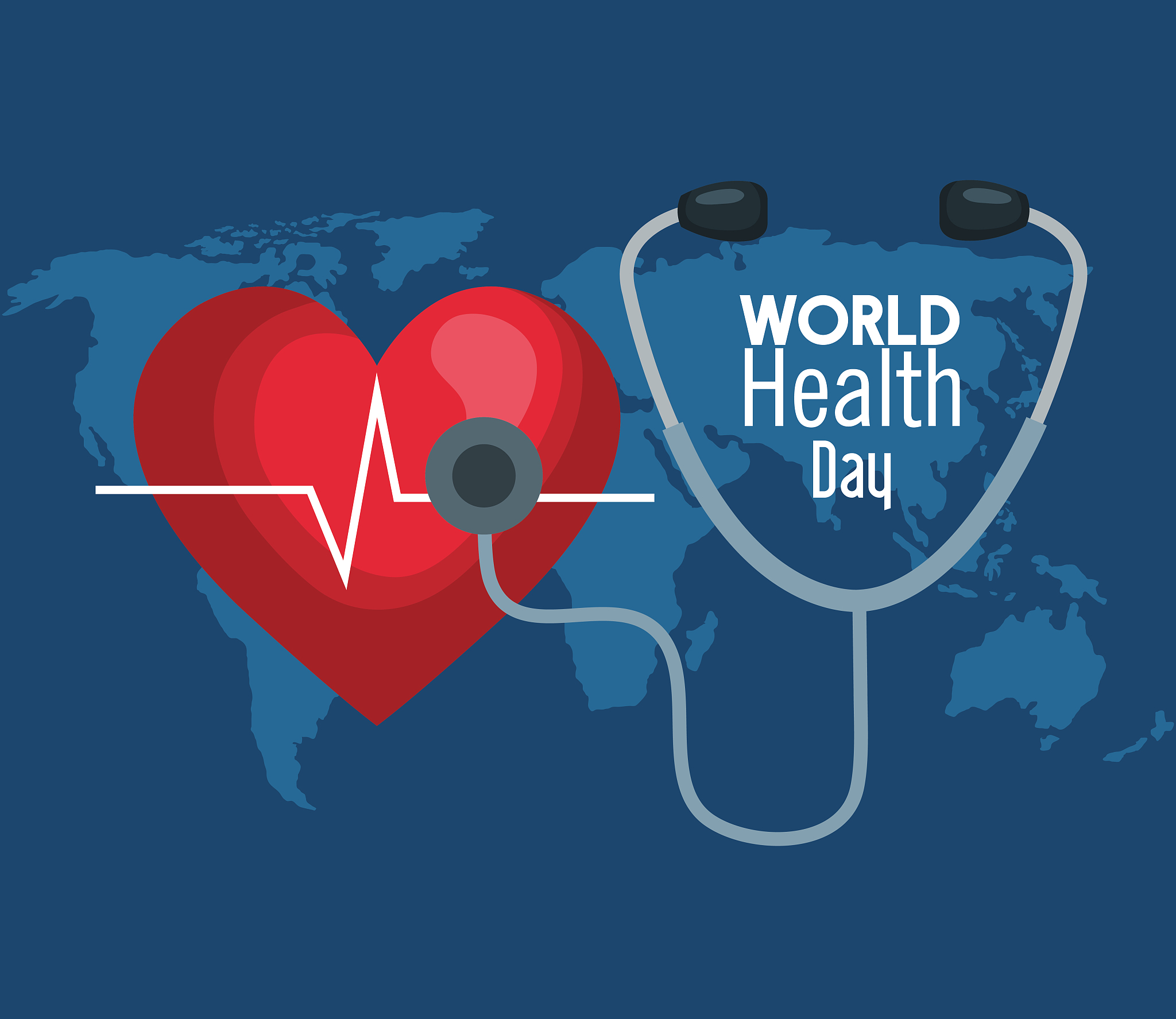 stethoscope examination heartbeat to health day