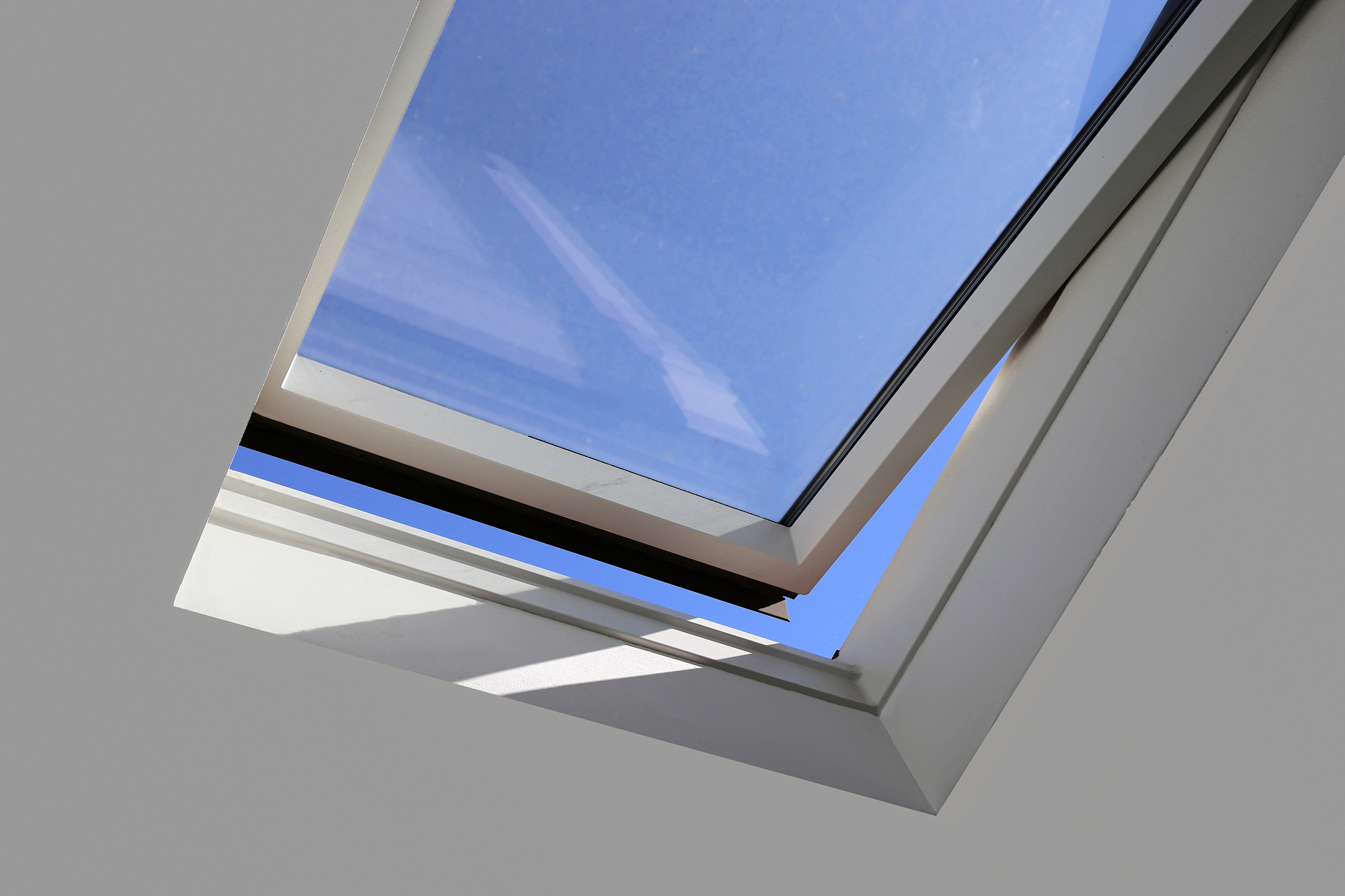 interior view from a new roof window