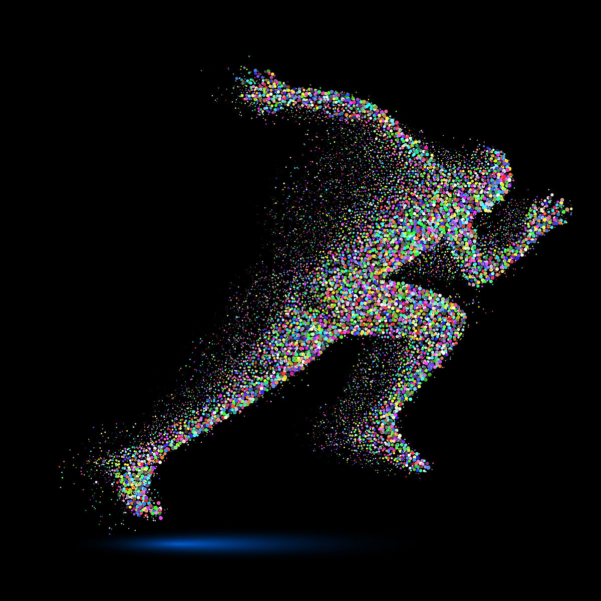 运动员跑步姿势：优雅与力量的完美结合