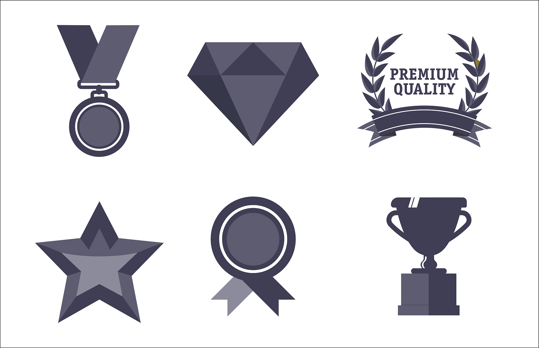awards icons.