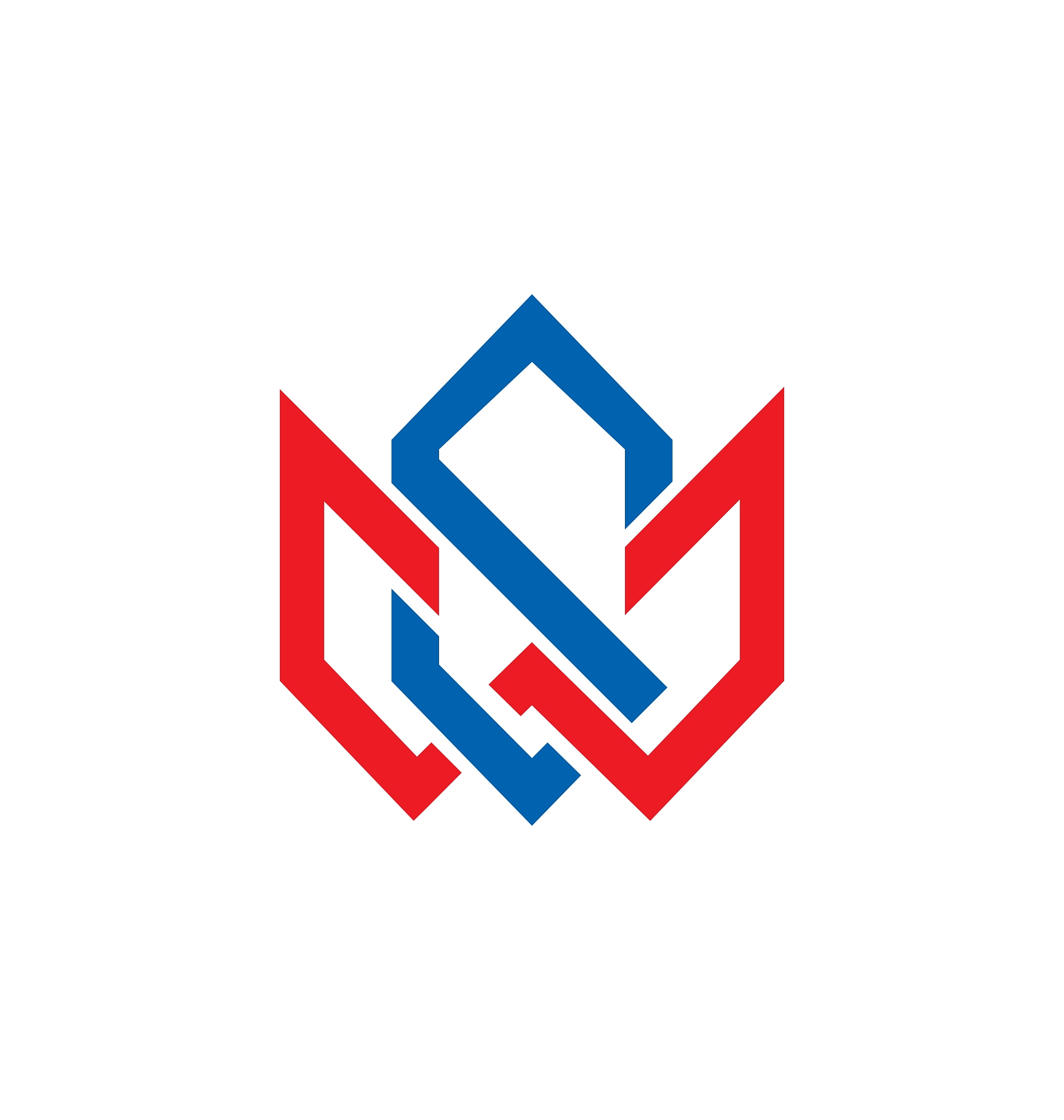 abstract shape geometry construction logo