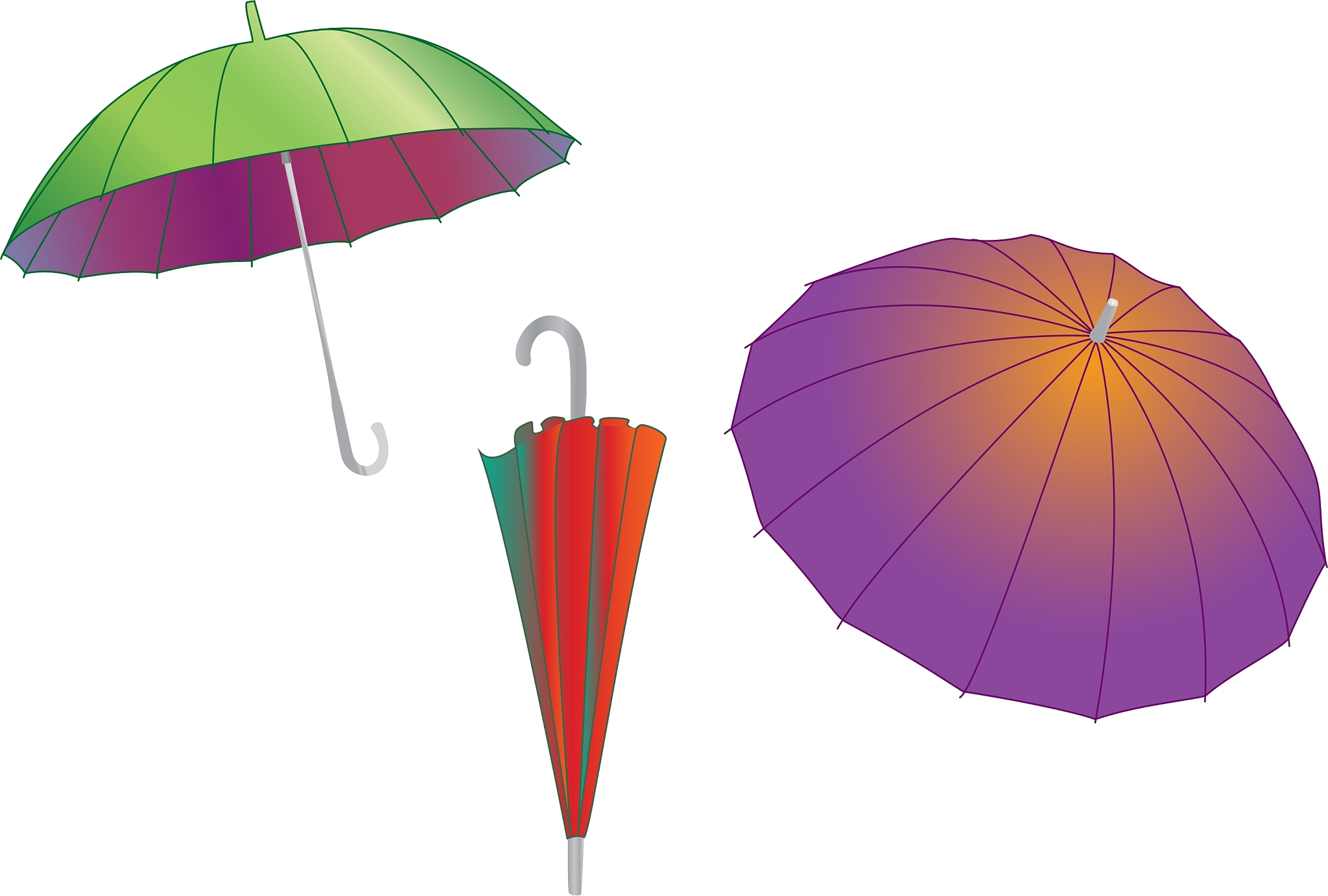 umbrellas