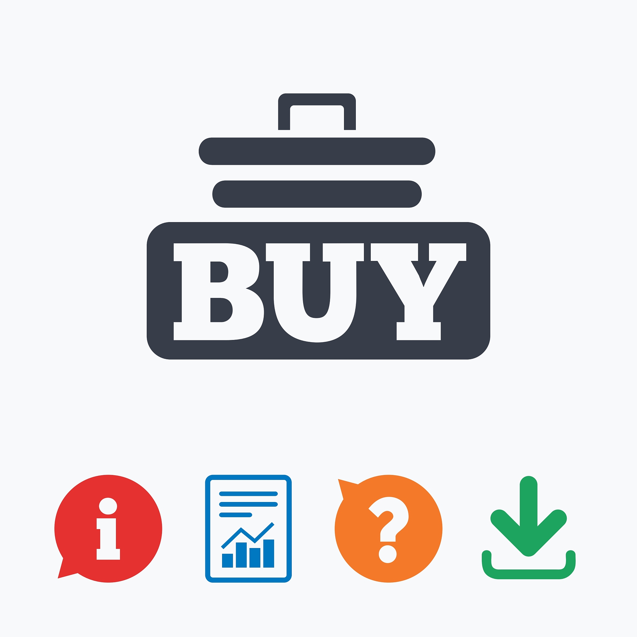 buy sign icon online buying cart button