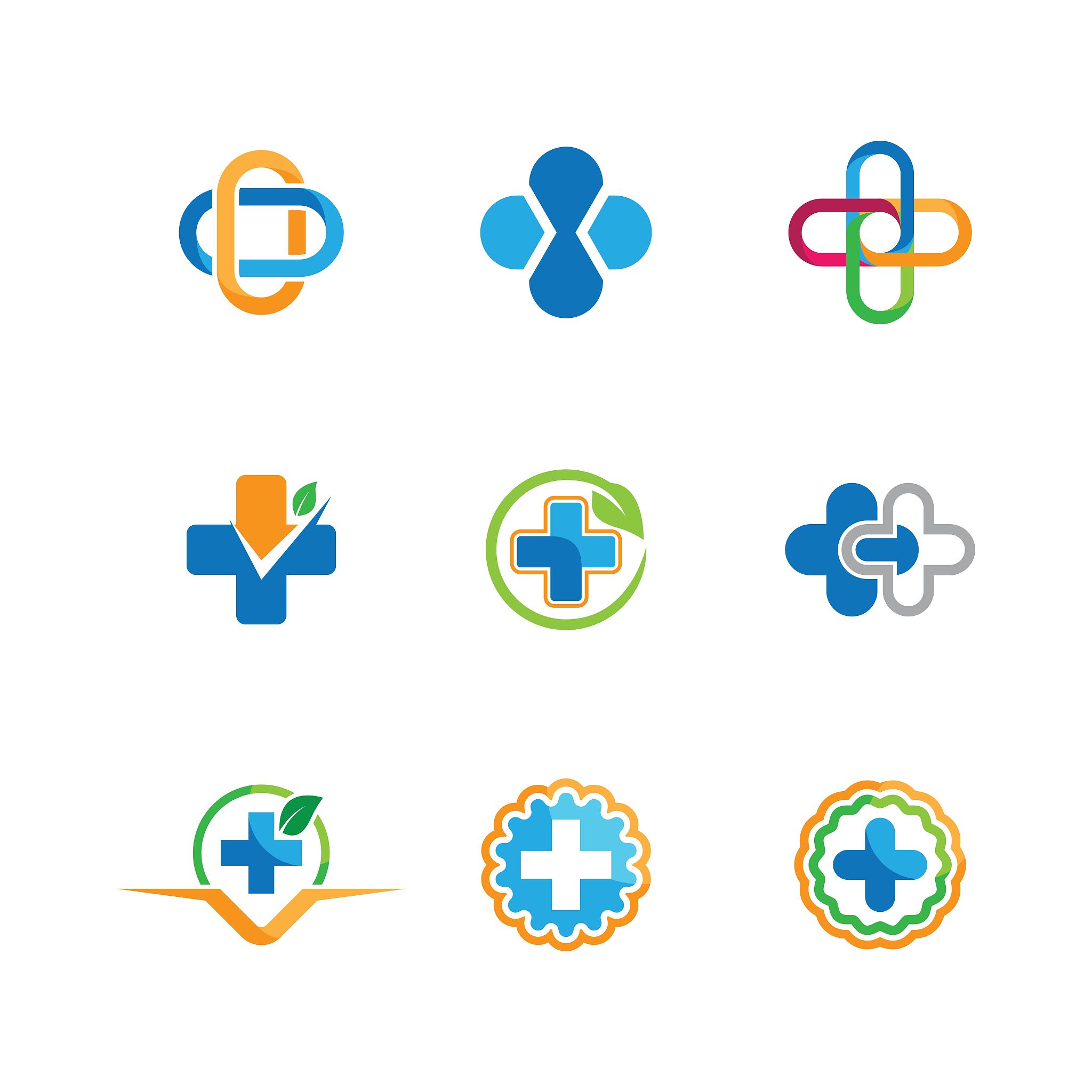 medical cross vector icon