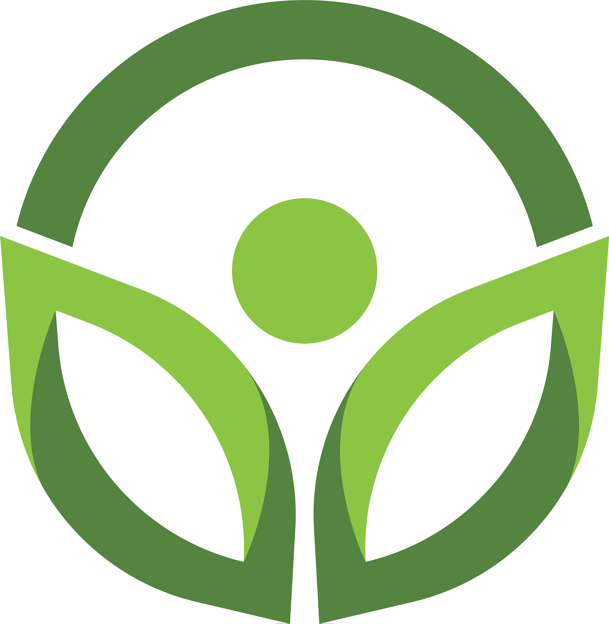 leaf ecology nature logo template