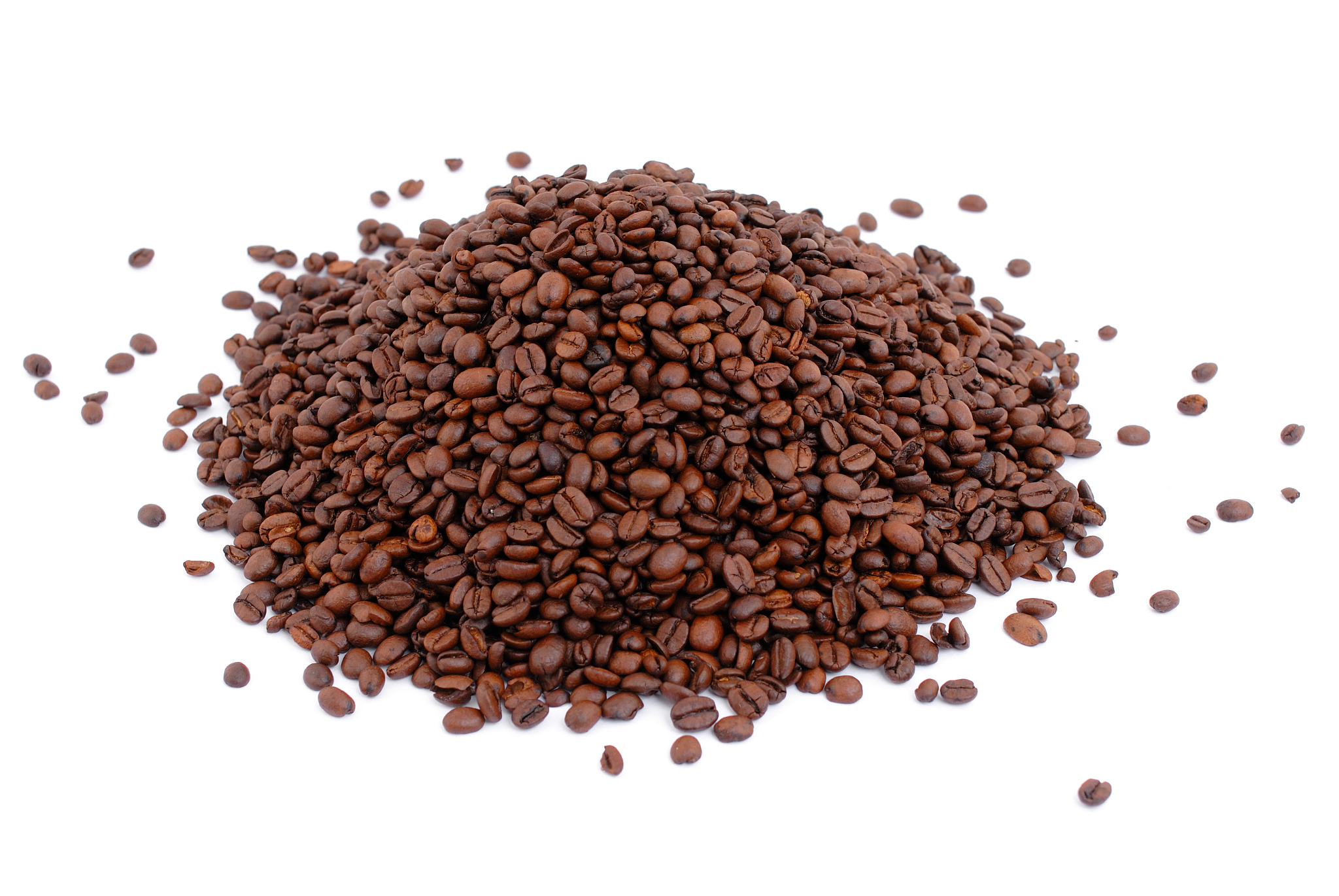 The crew showed the cargo hold photos taken upon completion of loading from the photos lots of blackbrown materials were noted in the cargo which might be the bean pods or heat damaged beans or f