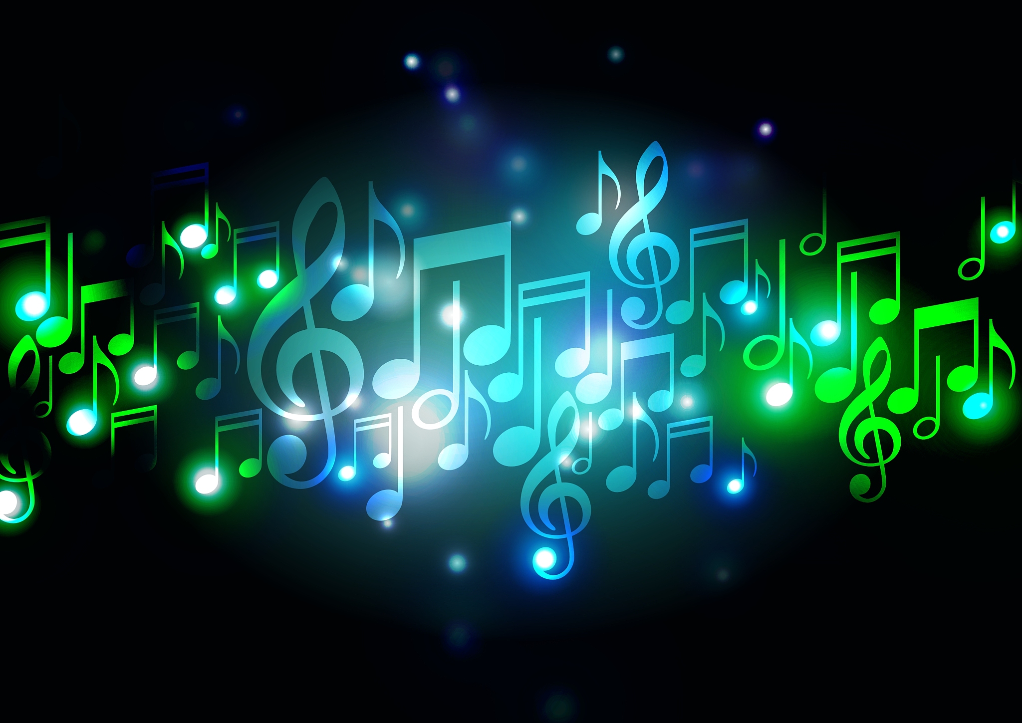 abstract notes with light background