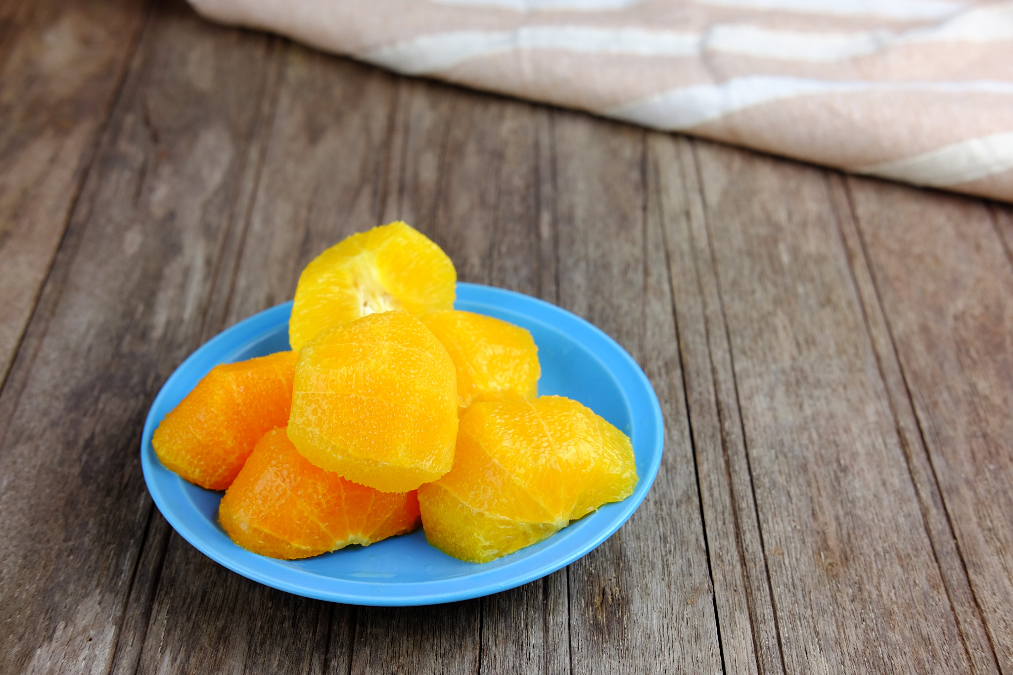 fresh orange.