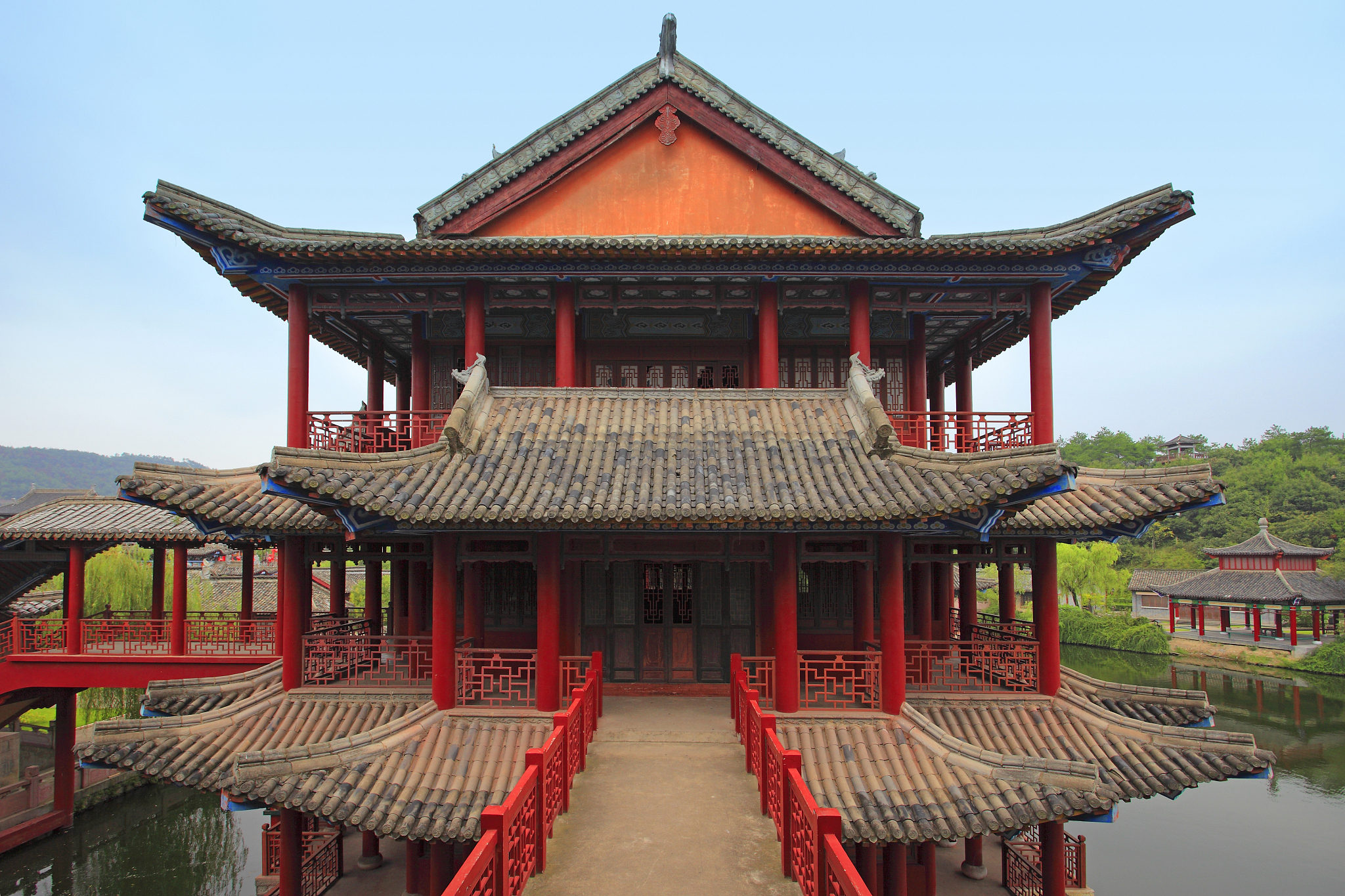 浙江横店宋代仿古建筑