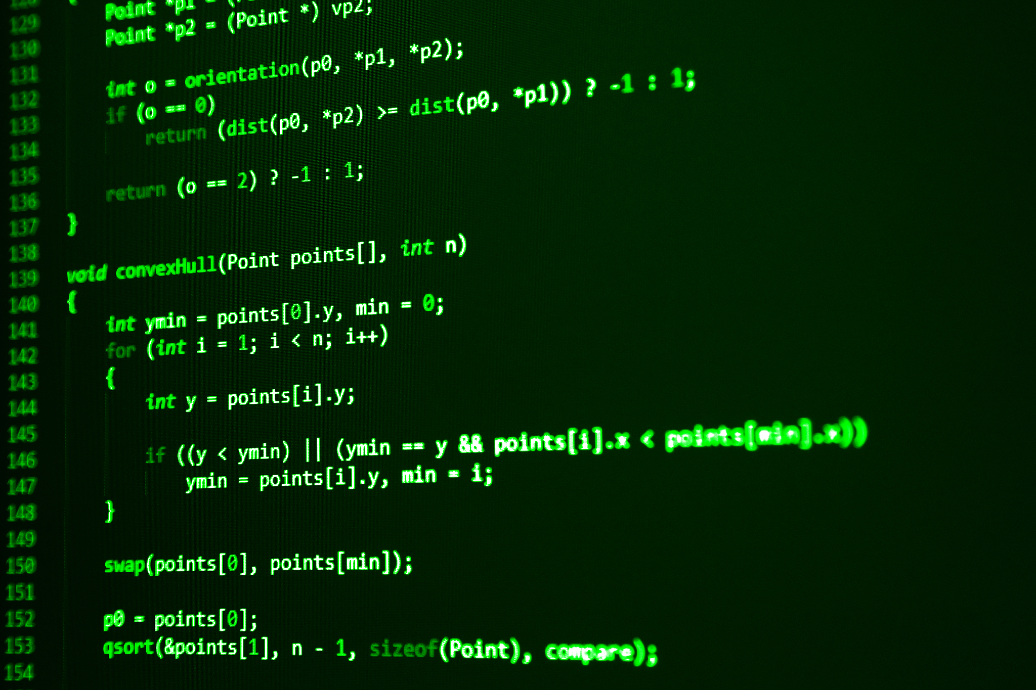 green program code