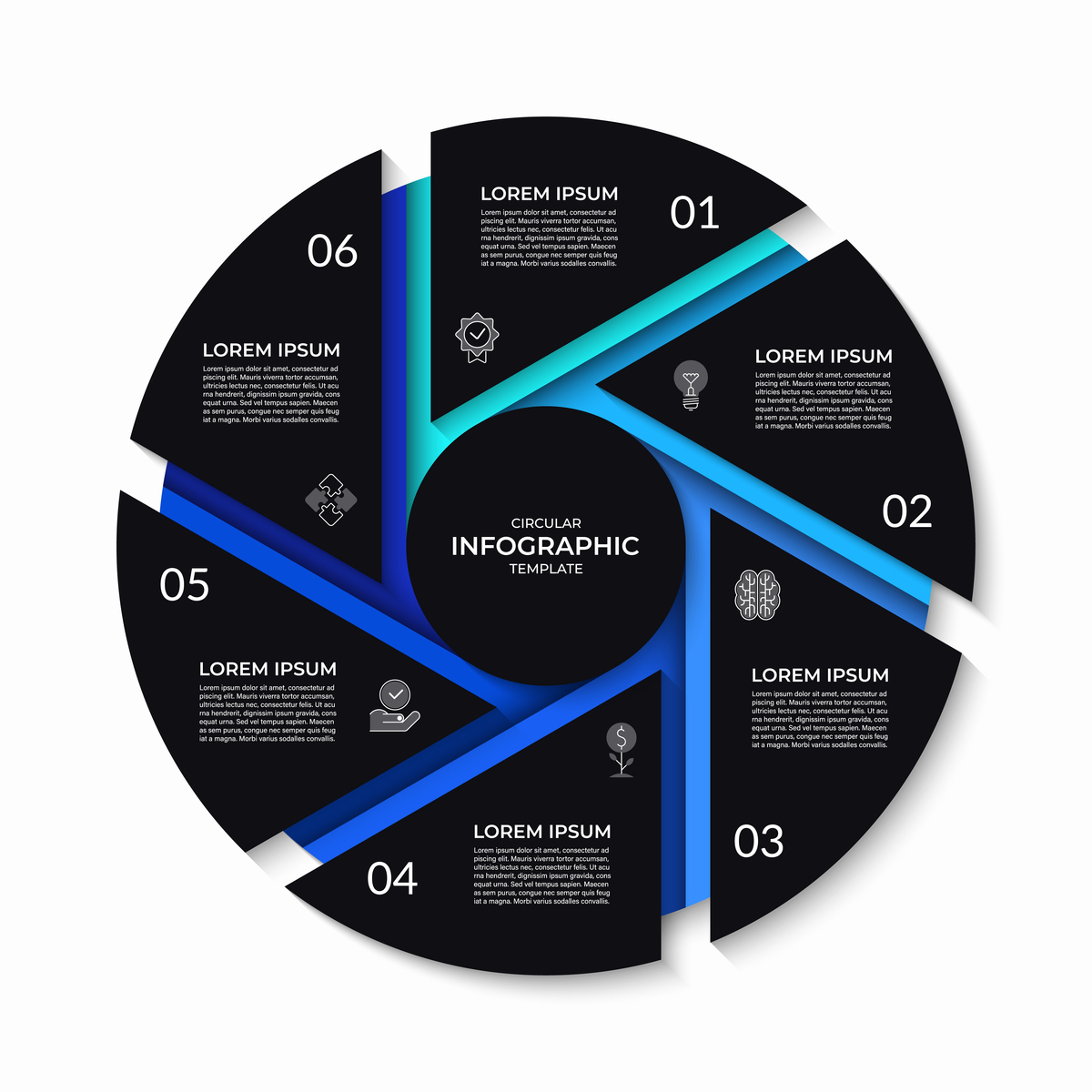 excel将三个饼图堆叠在一起