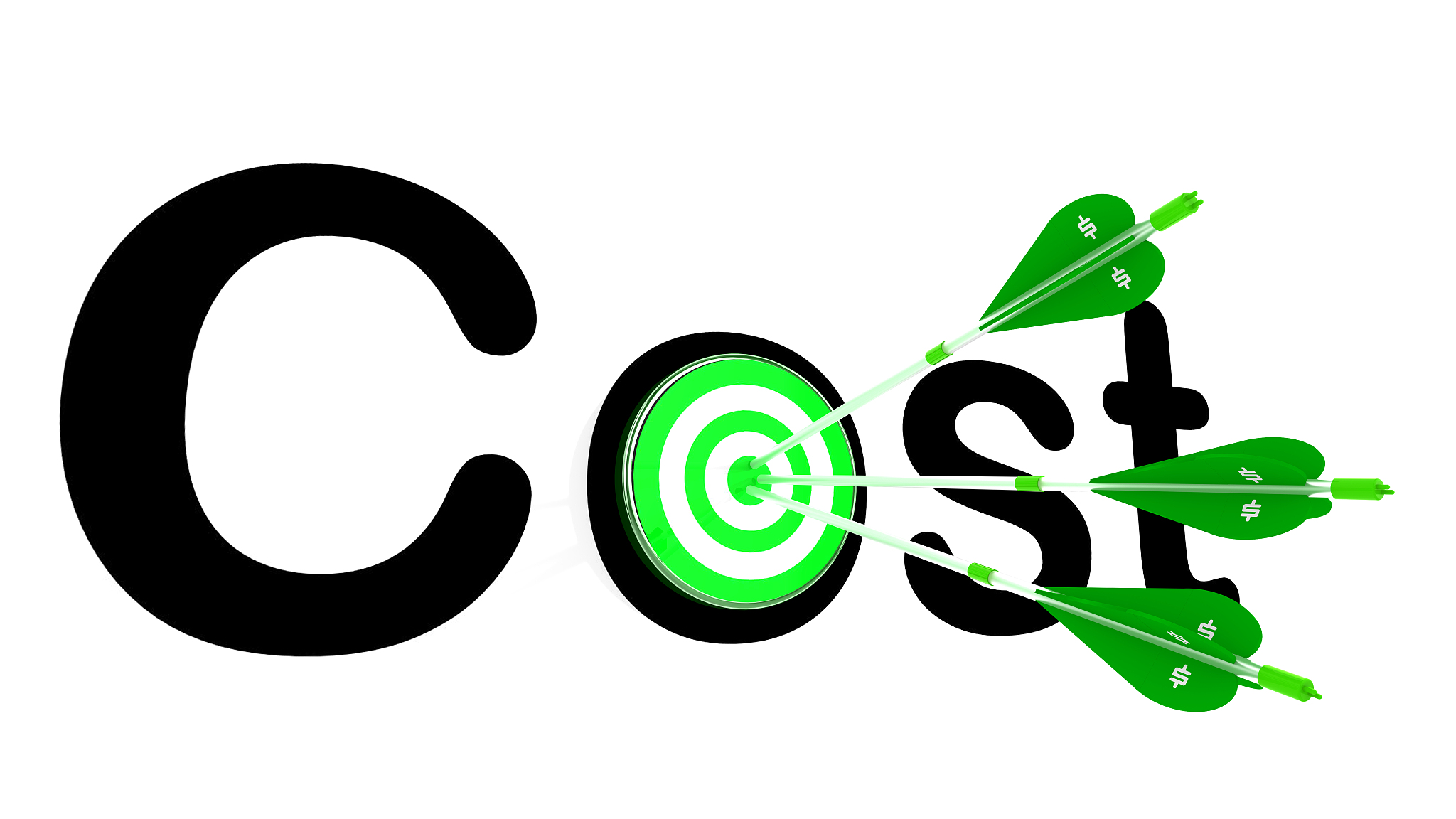 hitting the cost target business concept