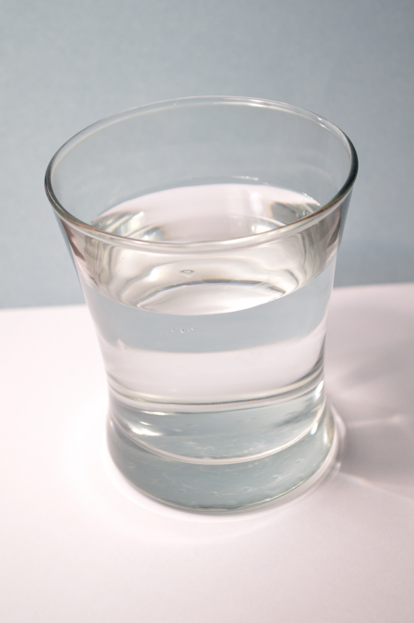 eight ounce glass of water