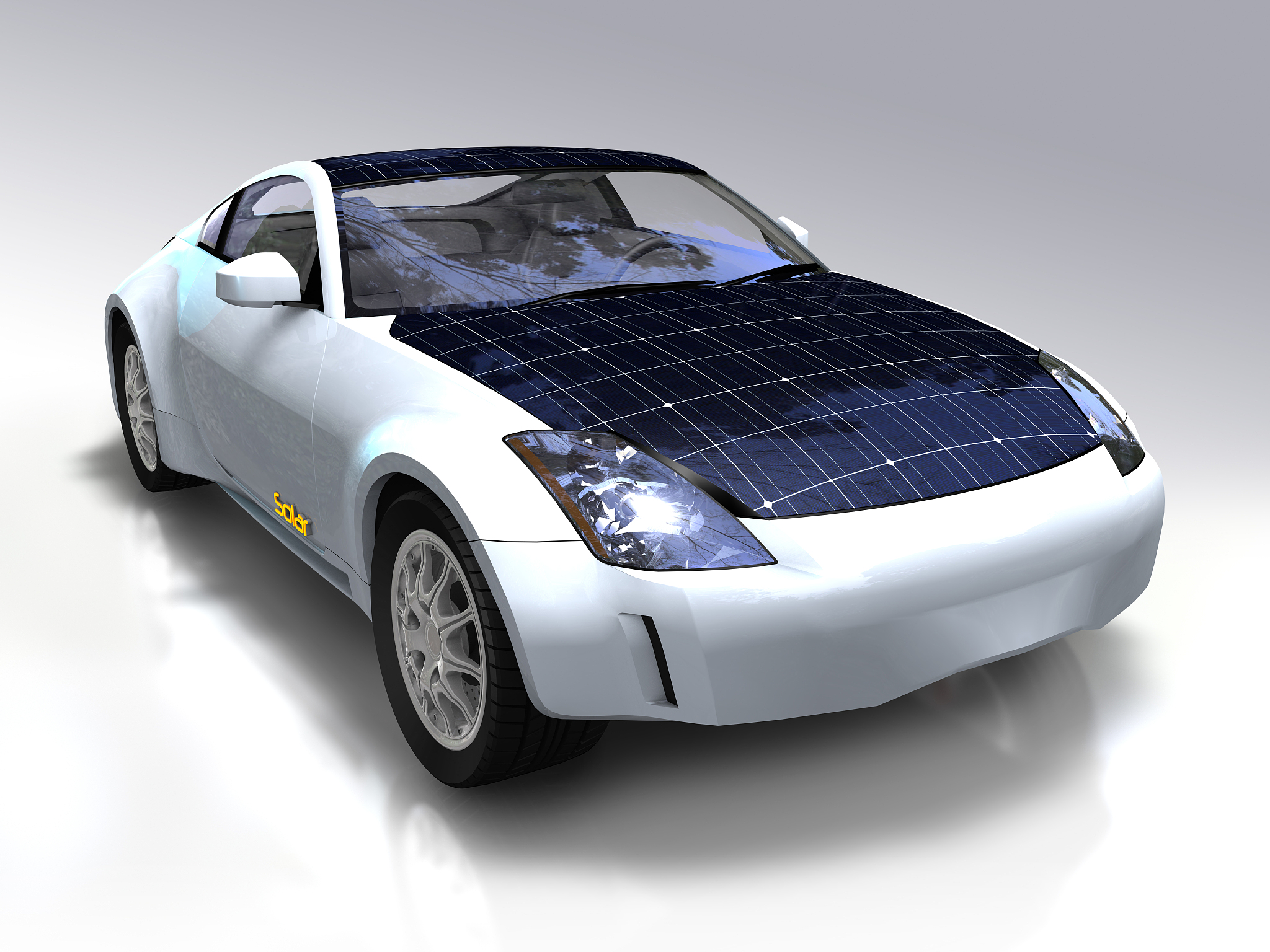 solar panel car